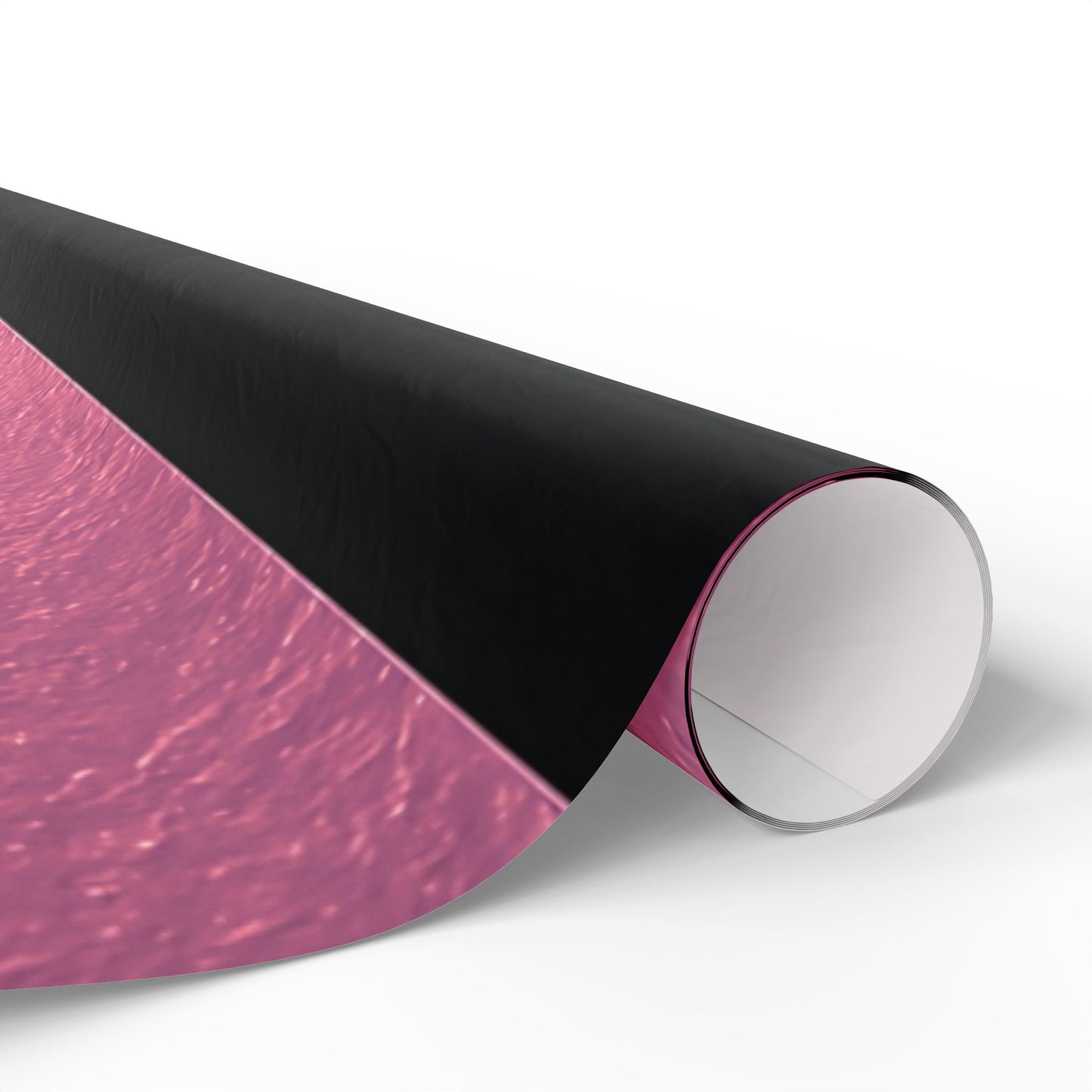 Black and Pink Striped Luxury Wrapping Paper – Glossy or Matte Finish, Durable 90gsm