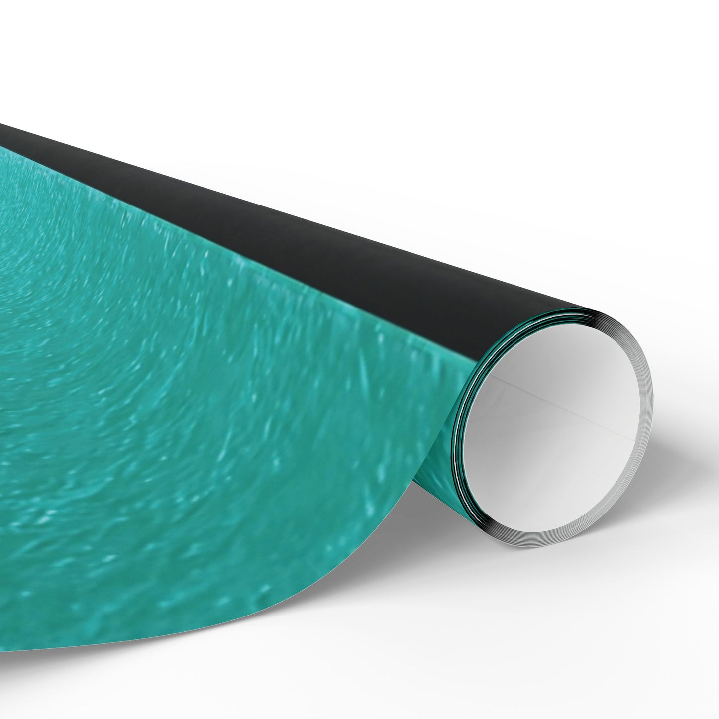 Black and Teal Striped Luxury Wrapping Paper – Glossy or Matte Finish, Durable 90gsm