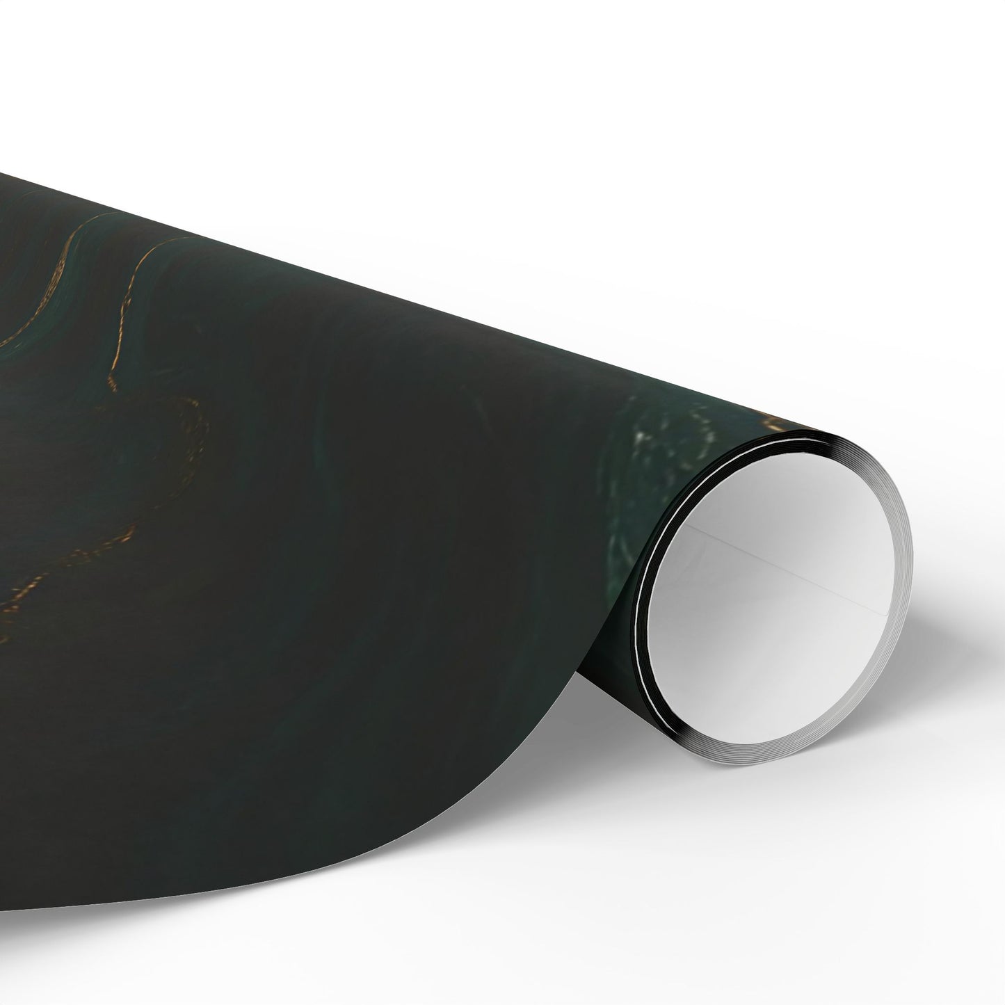 Emerald & Gold Marble Wrapping Paper – Luxurious Stone-Inspired Gift Wrap in Glossy or Matte Finish
