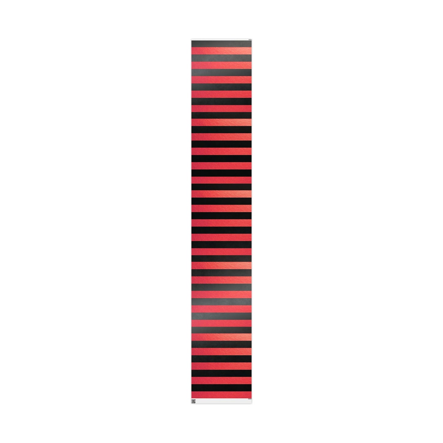 Black and Red Striped Luxury Wrapping Paper – Glossy or Matte Finish, Durable 90gsm