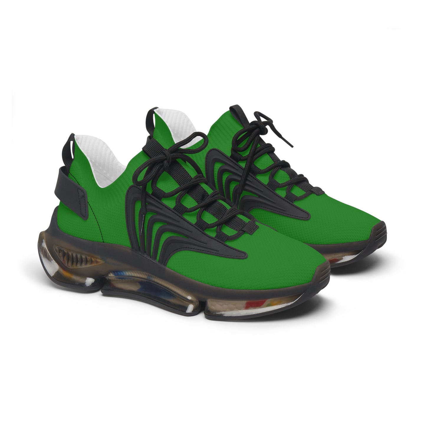 Forest Green Women's Mesh Sneakers