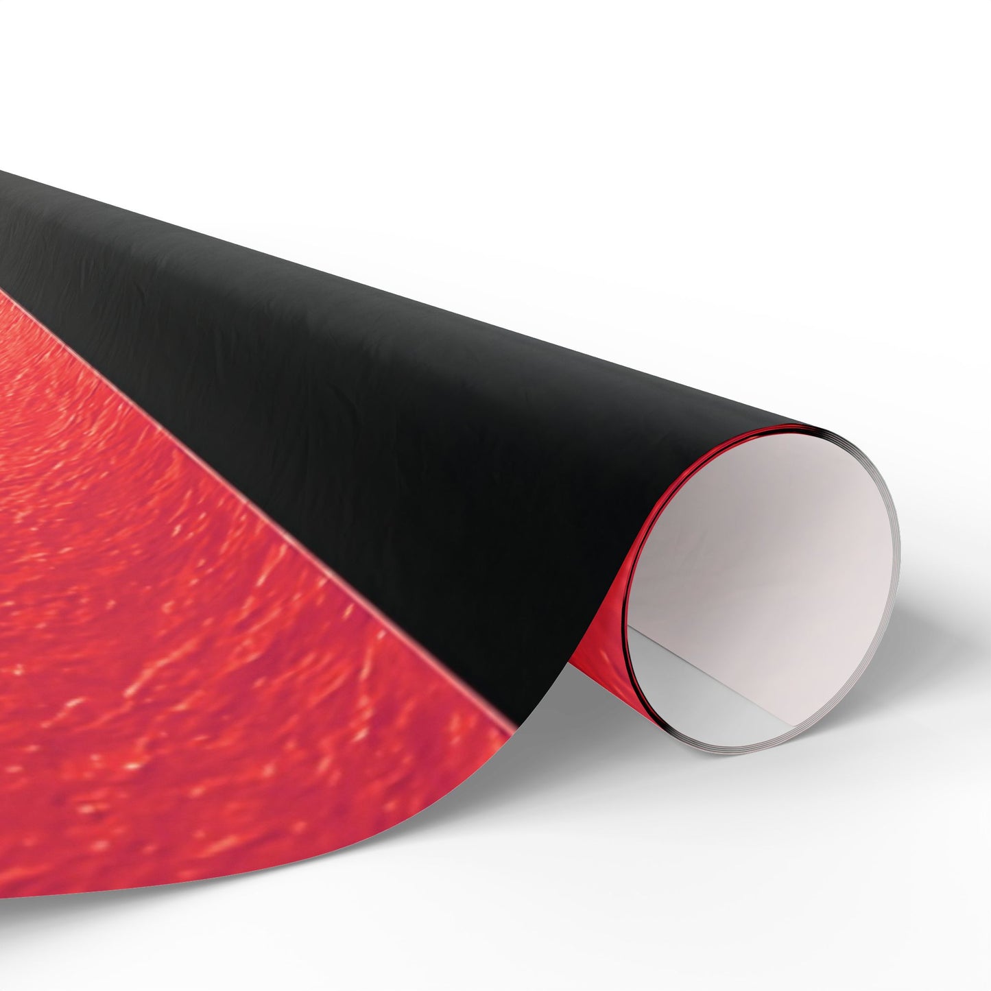 Black and Red Striped Luxury Wrapping Paper – Glossy or Matte Finish, Durable 90gsm