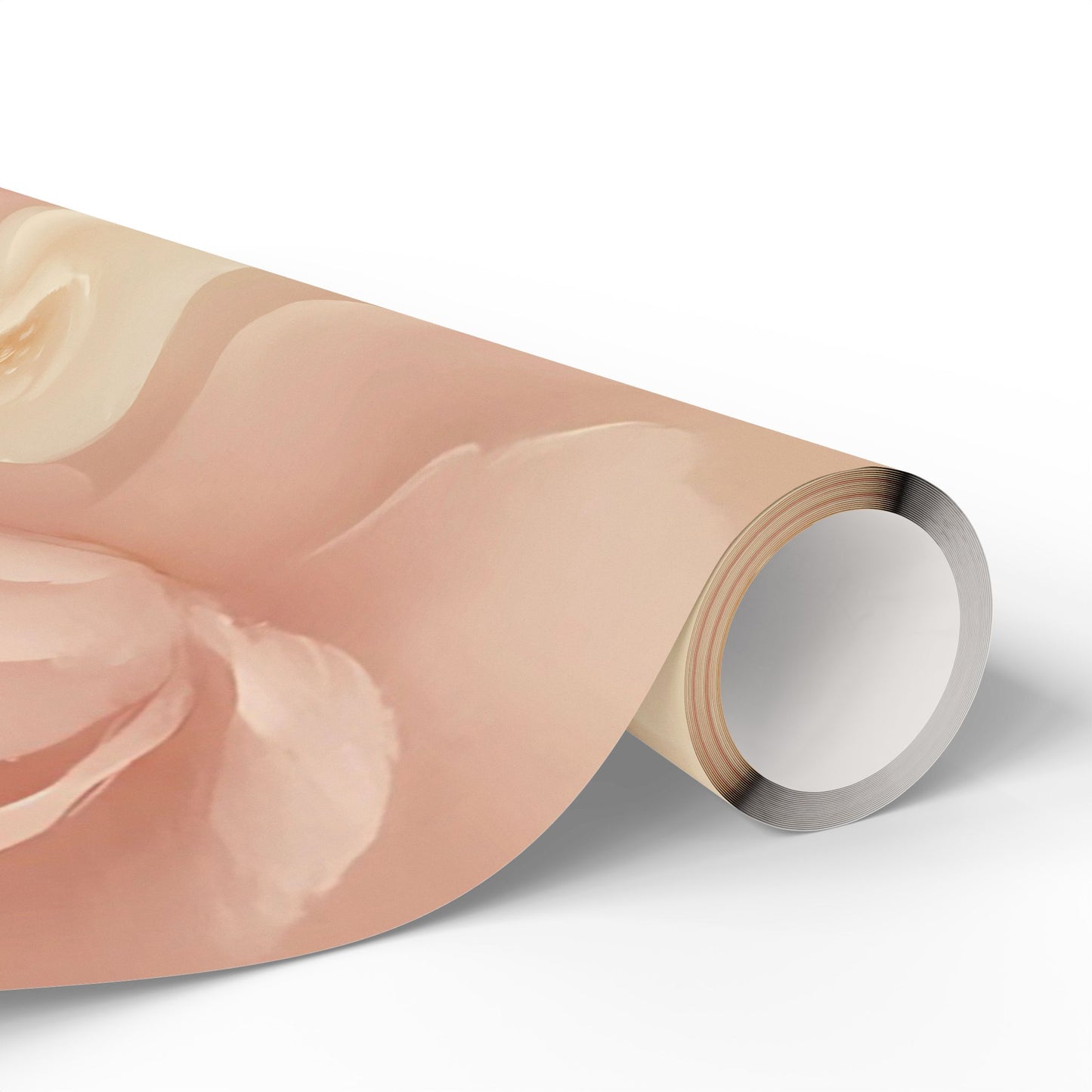 Blush Peony Bloom Wrapping Paper – Luxurious Floral Gift Wrap in Glossy or Matte Finish