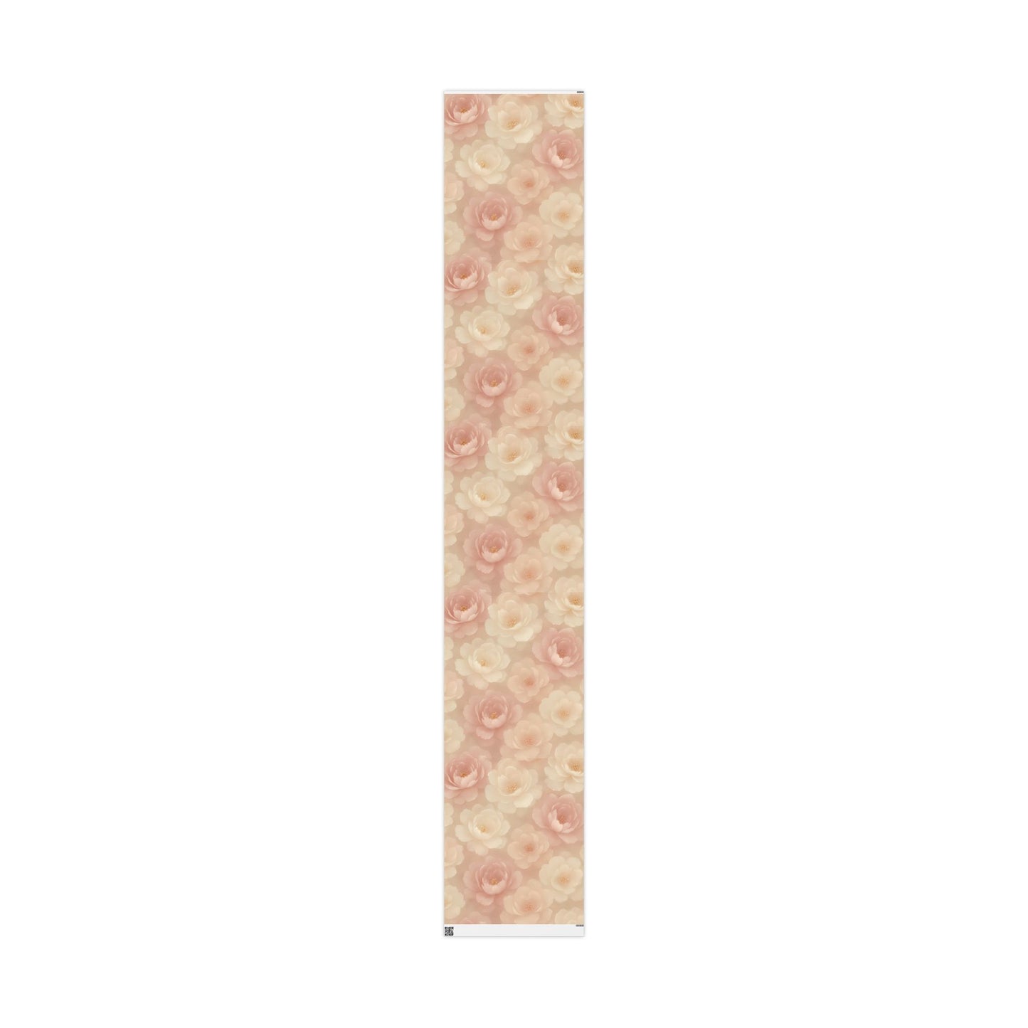 Blush Peony Bloom Wrapping Paper – Luxurious Floral Gift Wrap in Glossy or Matte Finish