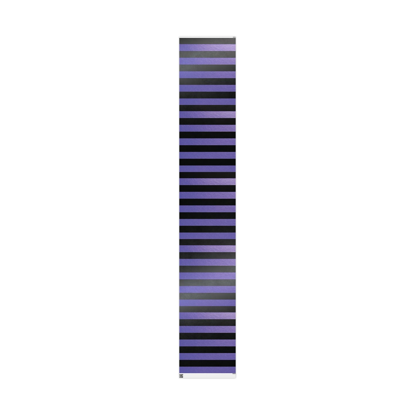 Black and Purple Striped Luxury Wrapping Paper – Glossy or Matte Finish, Durable 90gsm