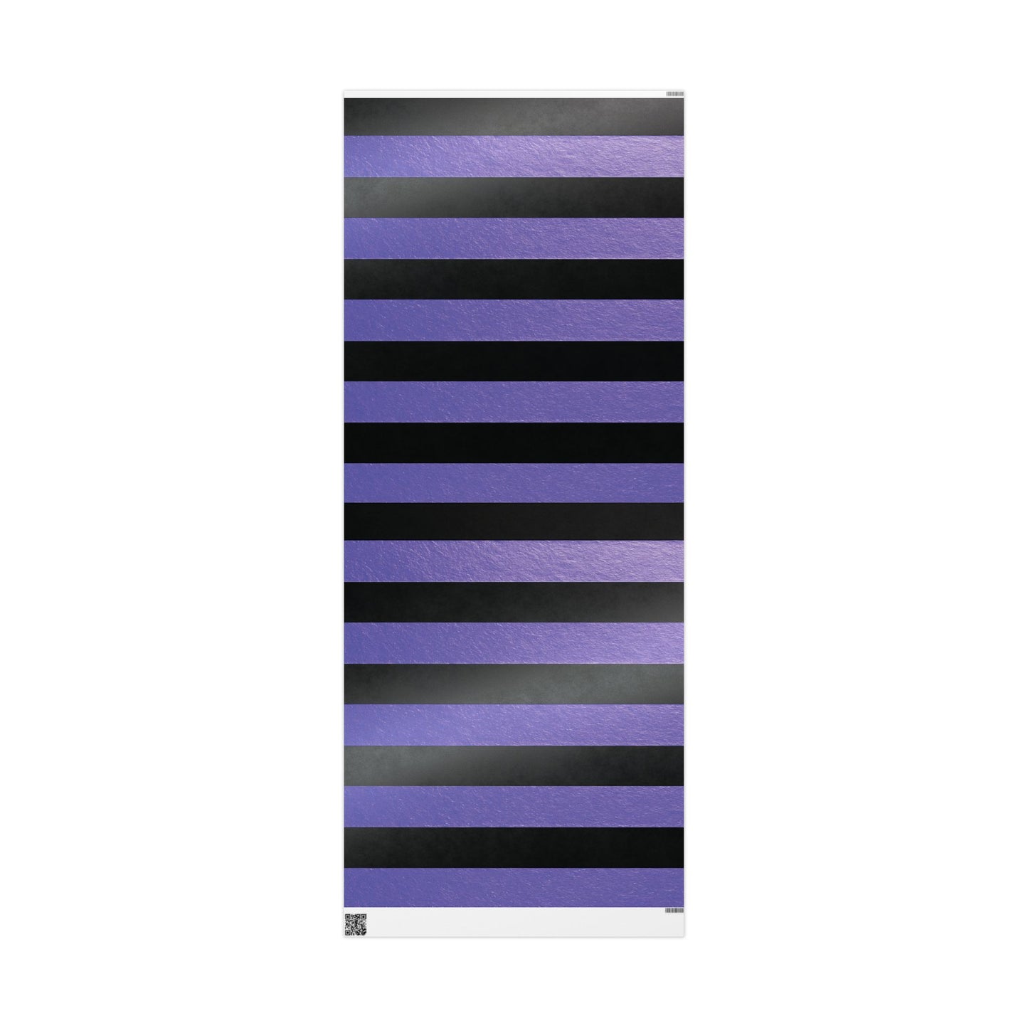 Black and Purple Striped Luxury Wrapping Paper – Glossy or Matte Finish, Durable 90gsm