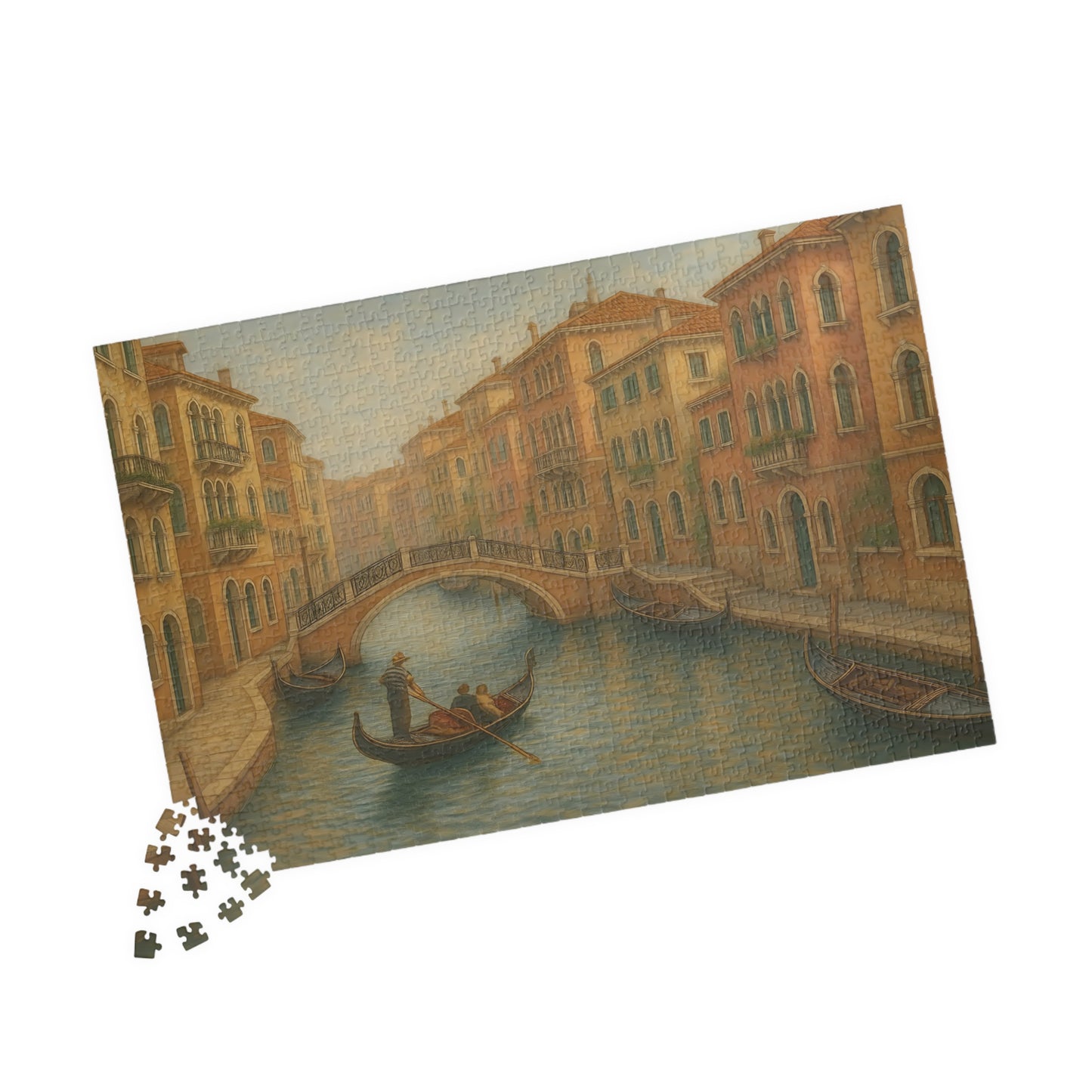Venetian Canal Gondola Ride Jigsaw Puzzle
