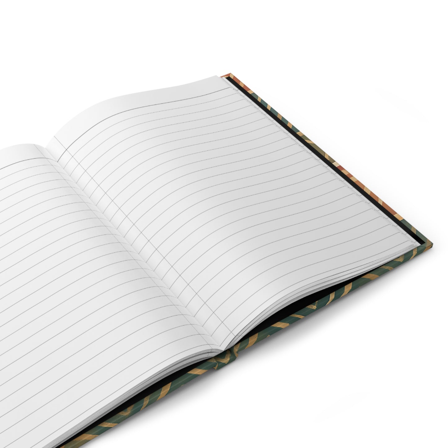 Tribal Chevron Pattern Hardcover Journal – Matte Finish, 150 Lined Pages