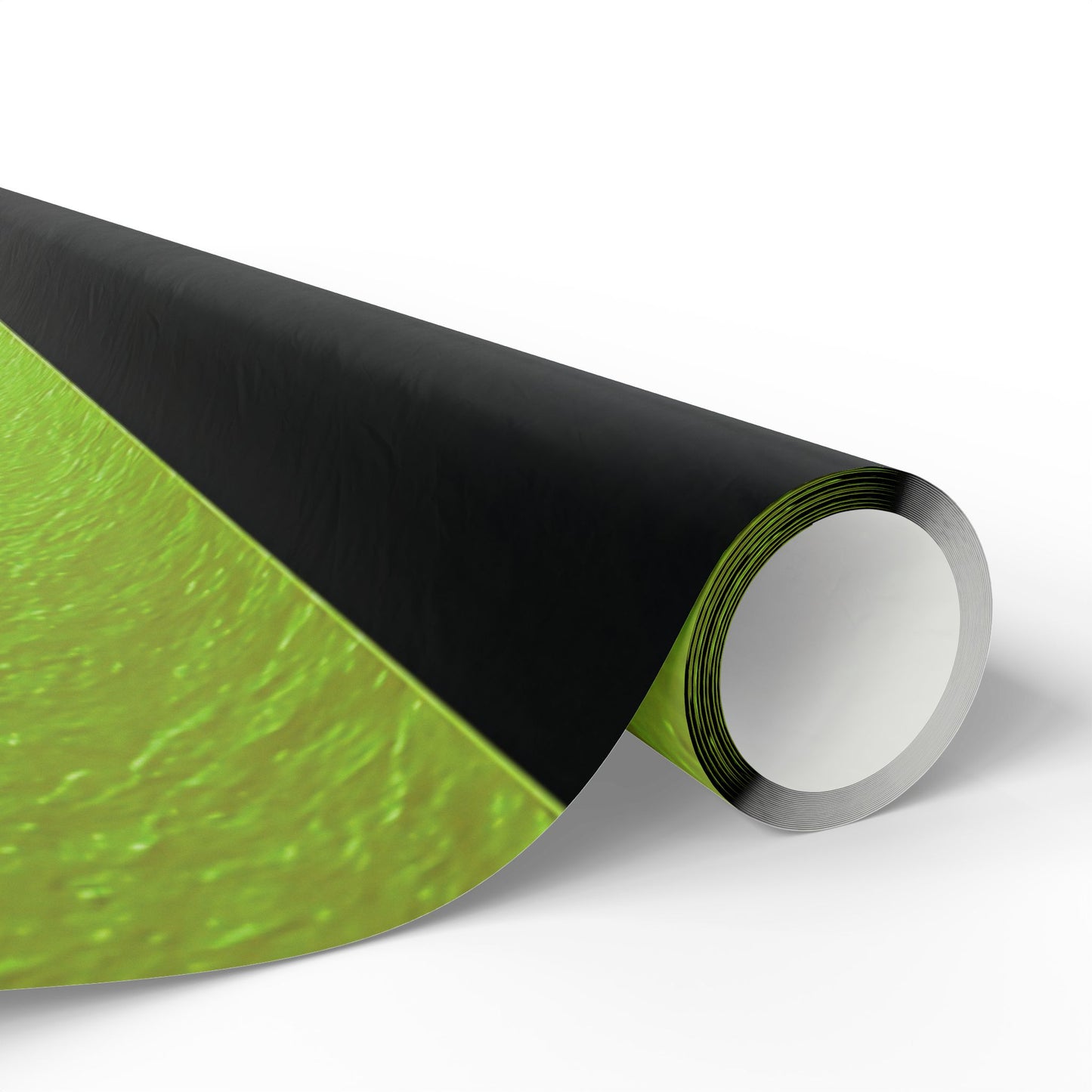 Black and Green Striped Luxury Wrapping Paper – Glossy or Matte Finish, Durable 90gsm