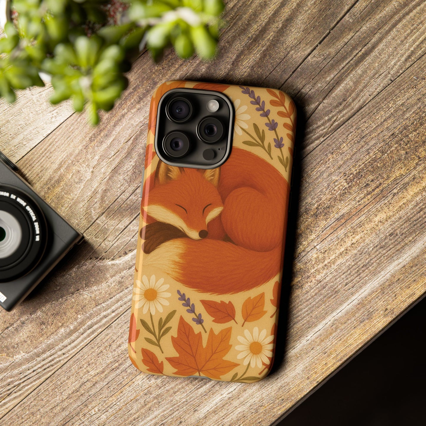 Cozy Fox Phone Case | Autumn Vibes, Cute Animal Design, Fall Accessories, Nature Lover Gift, Fall Decorations