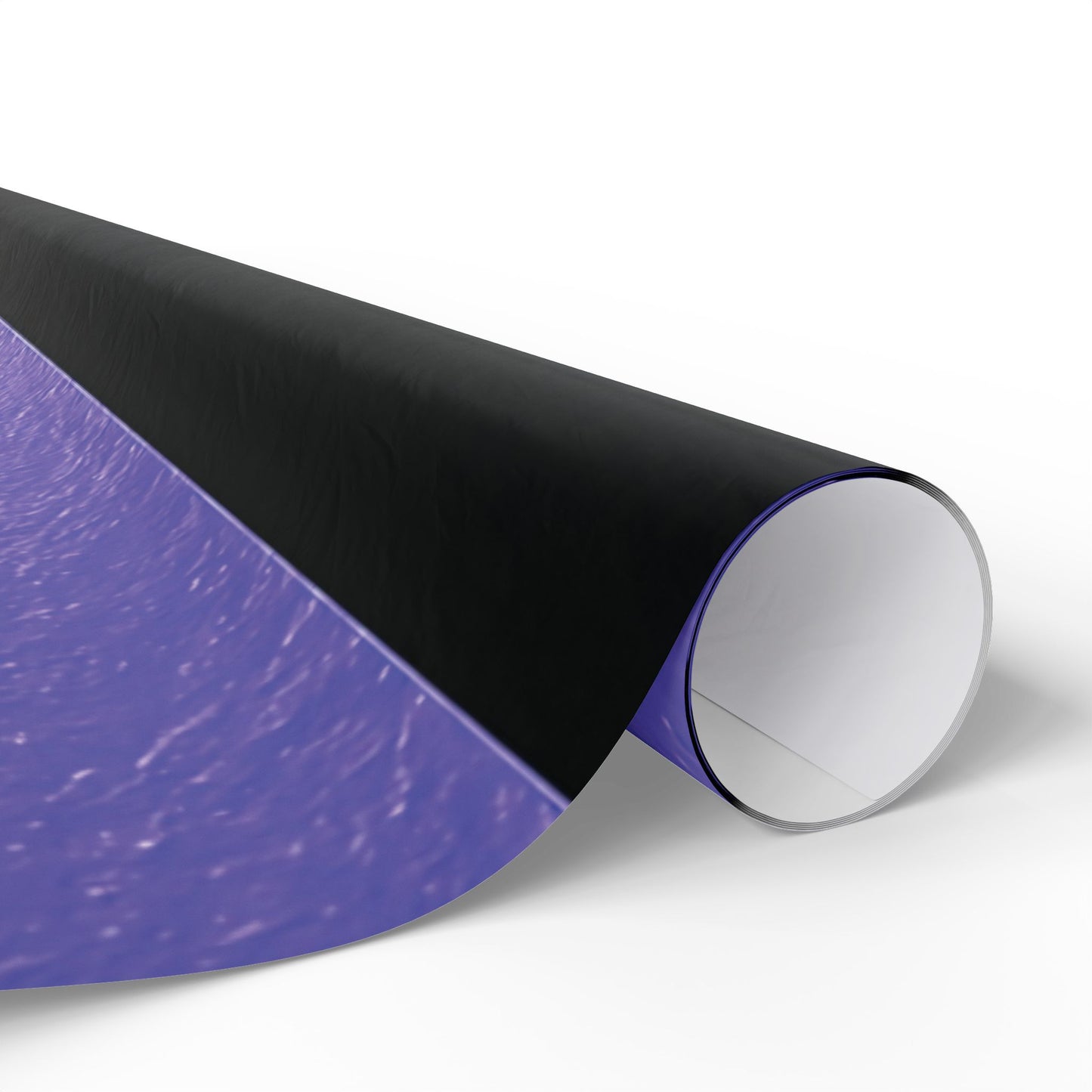 Black and Purple Striped Luxury Wrapping Paper – Glossy or Matte Finish, Durable 90gsm