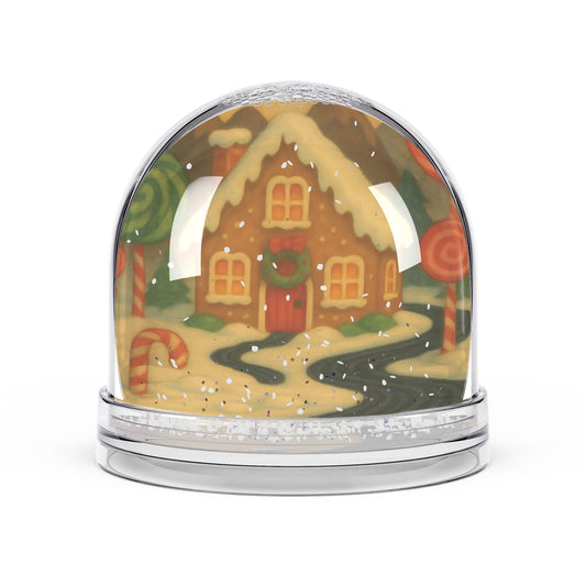 Gingerbread House Snow Globe – Candy Cane Lane Holiday Keepsake