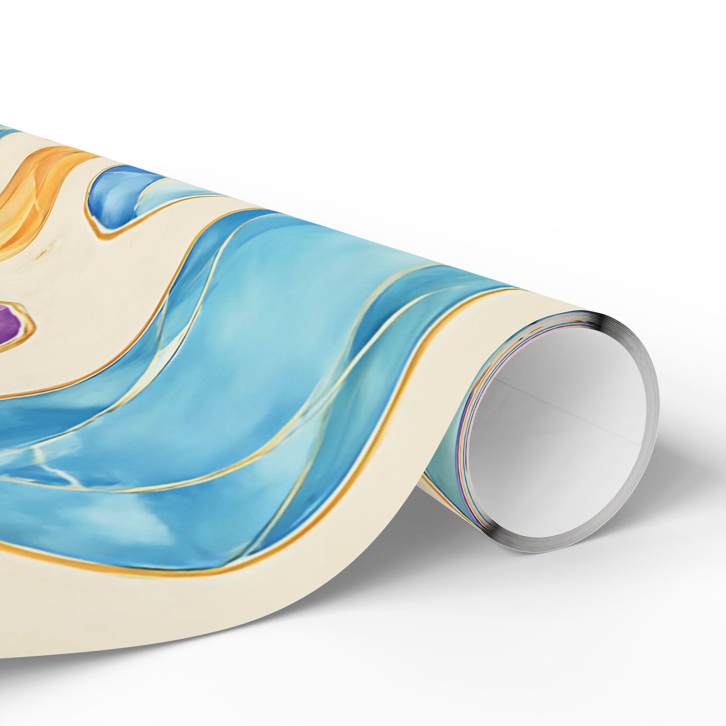 Colorful Gemstone Wrapping Paper – Luxury Gift Wrap with Jewel Print in Glossy or Matte Finish.