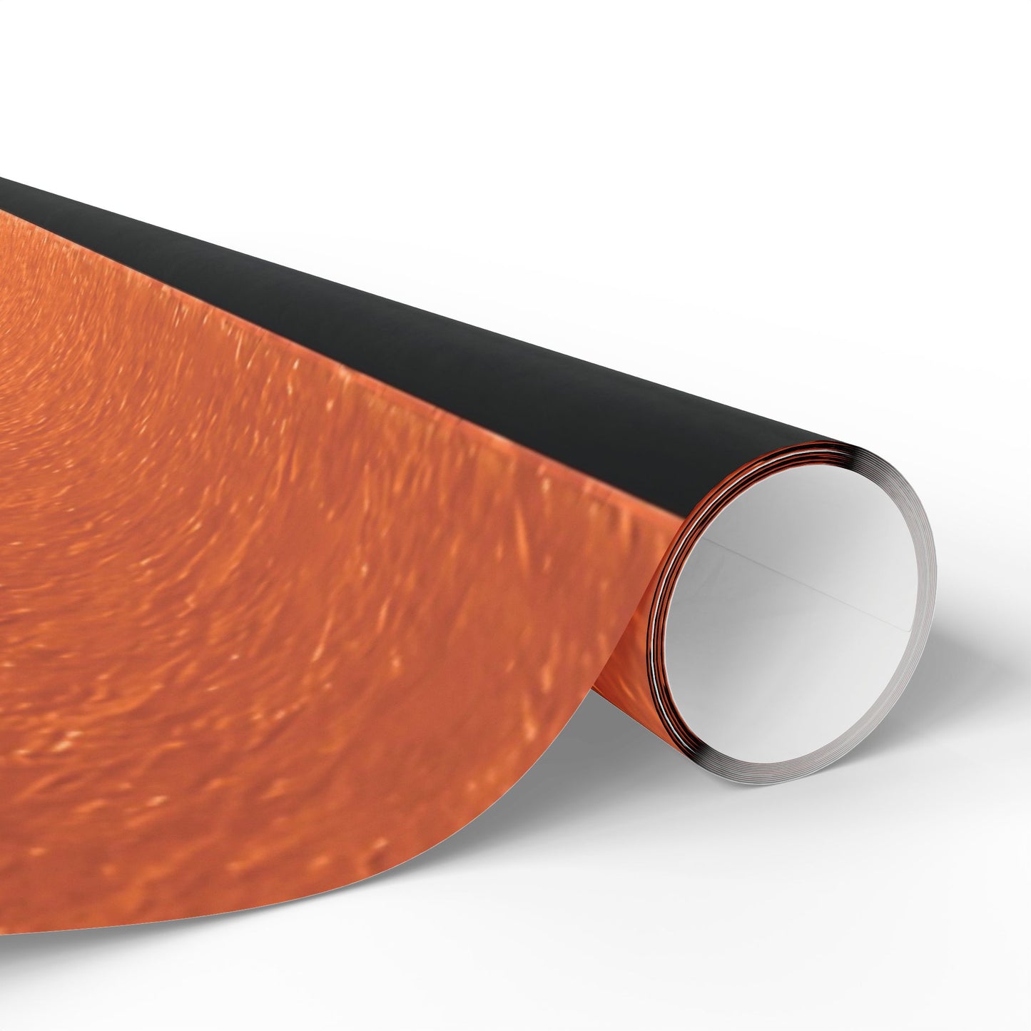 Black and Orange Striped Luxury Wrapping Paper – Glossy or Matte Finish, Durable 90gsm