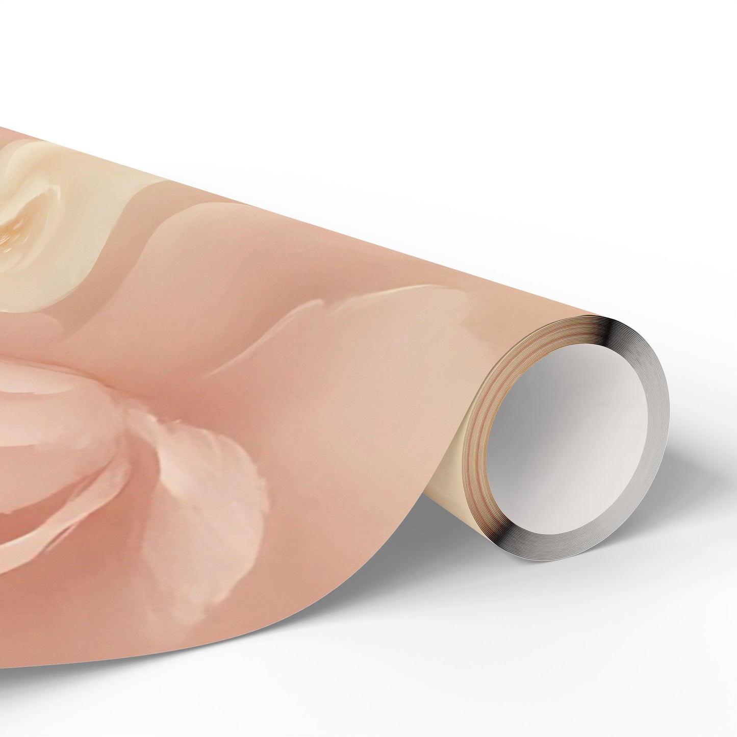 Blush Peony Bloom Wrapping Paper – Luxurious Floral Gift Wrap in Glossy or Matte Finish