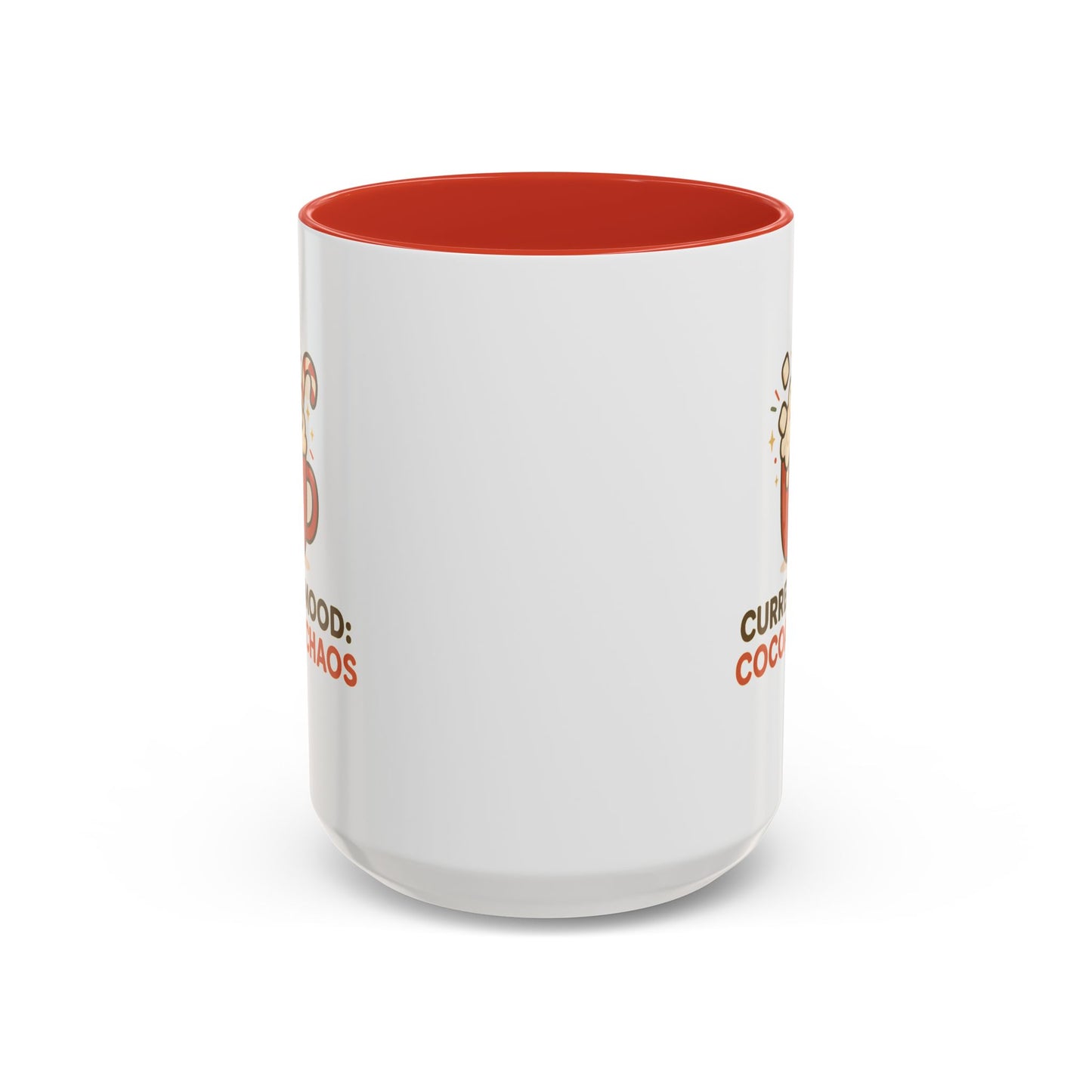 Current Mood: Cocoa & Chaos Holiday Mug – Festive Hot Cocoa Coffee Cup, 11oz & 15oz Ceramic