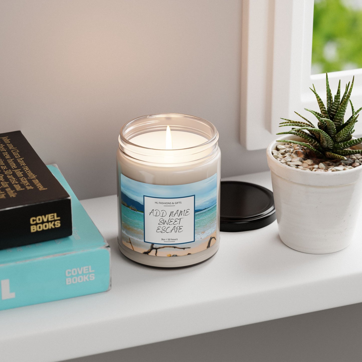 Custom Sweet Escape Soy Candle - Island