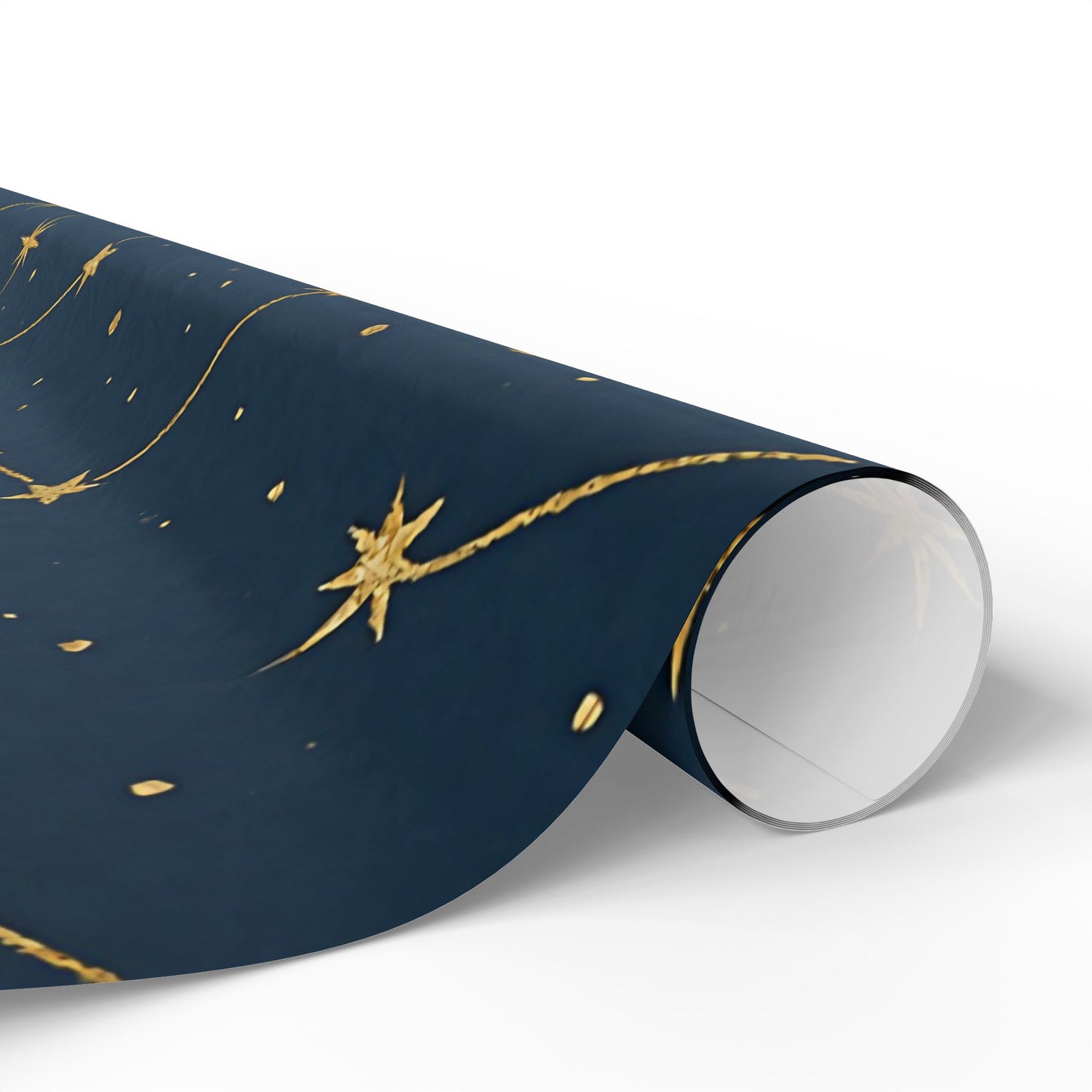 Celestial Constellations & Moon Wrapping Paper – Starry Night Gift Wrap in Glossy or Matte Finish