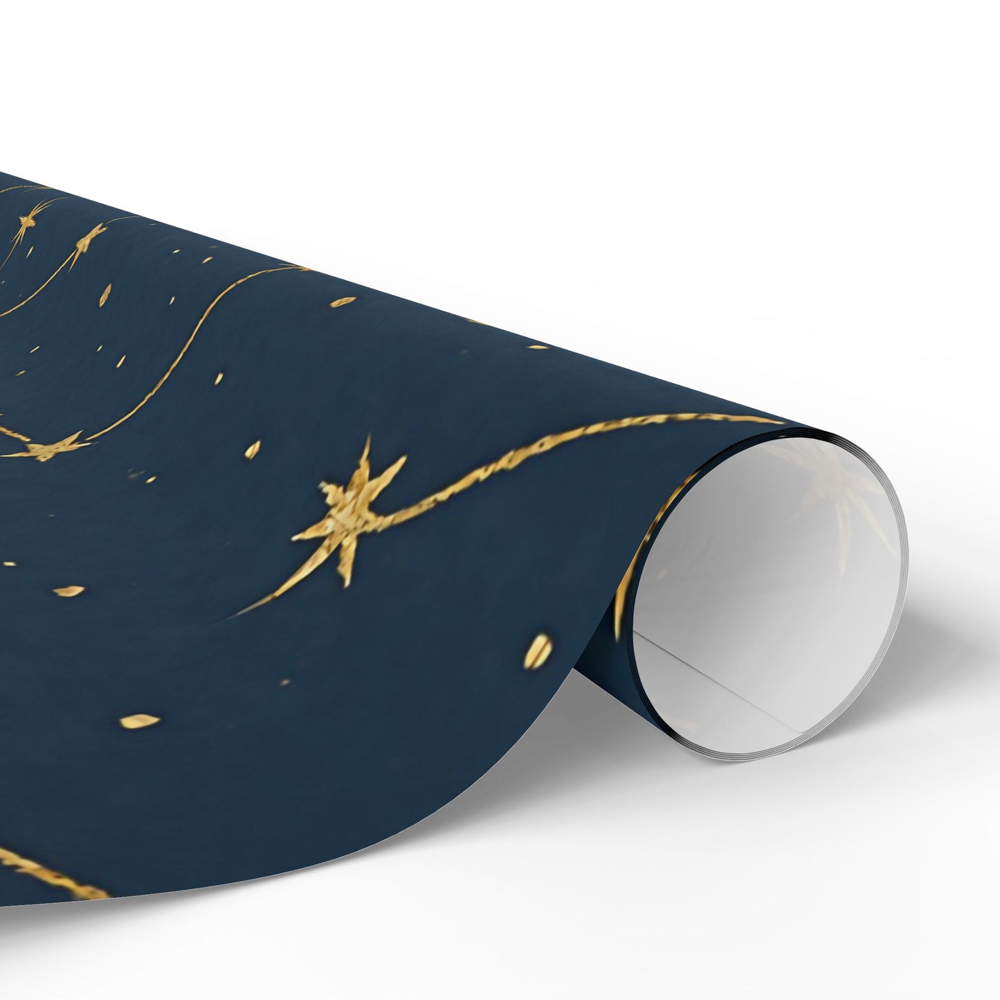 Celestial Constellations & Moon Wrapping Paper – Starry Night Gift Wrap in Glossy or Matte Finish