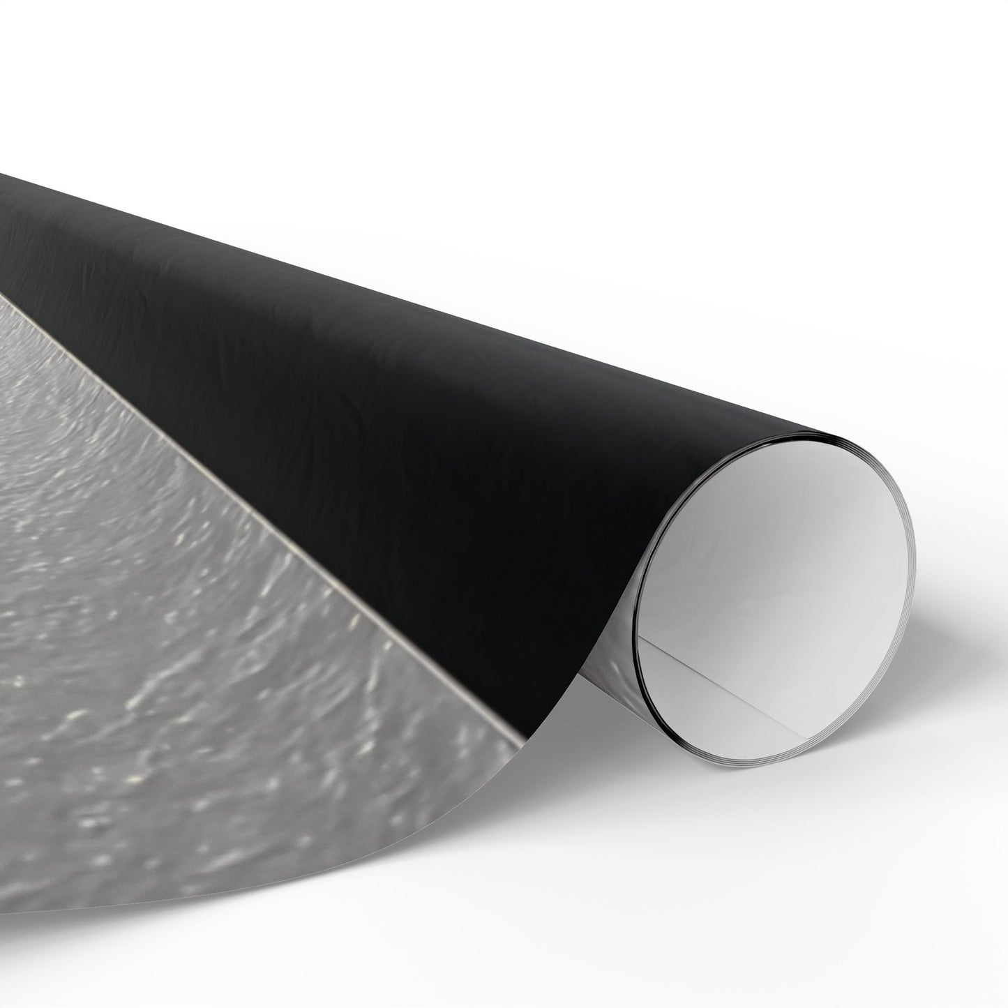 Black and Silver Striped Luxury Wrapping Paper – Glossy or Matte Finish, Durable 90gsm