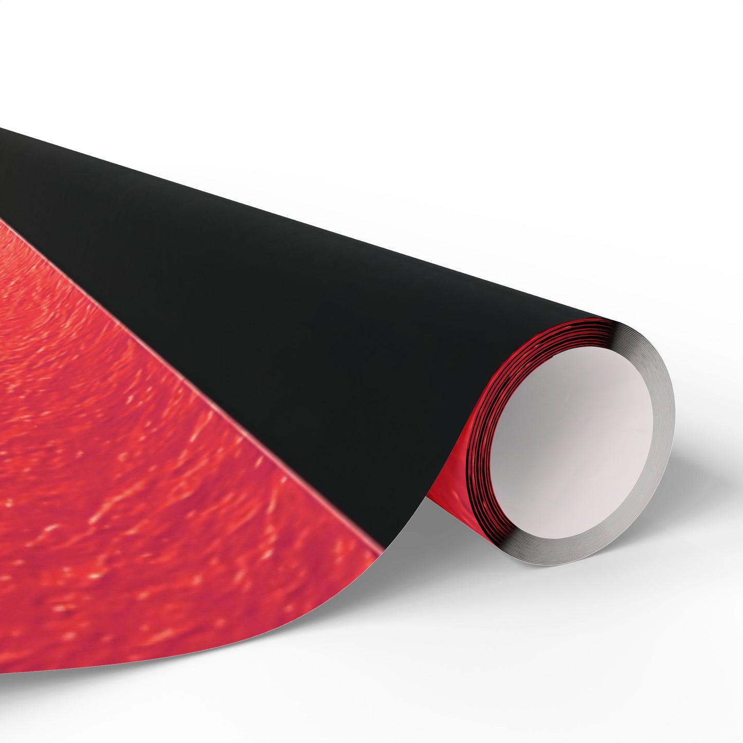 Black and Red Striped Luxury Wrapping Paper – Glossy or Matte Finish, Durable 90gsm