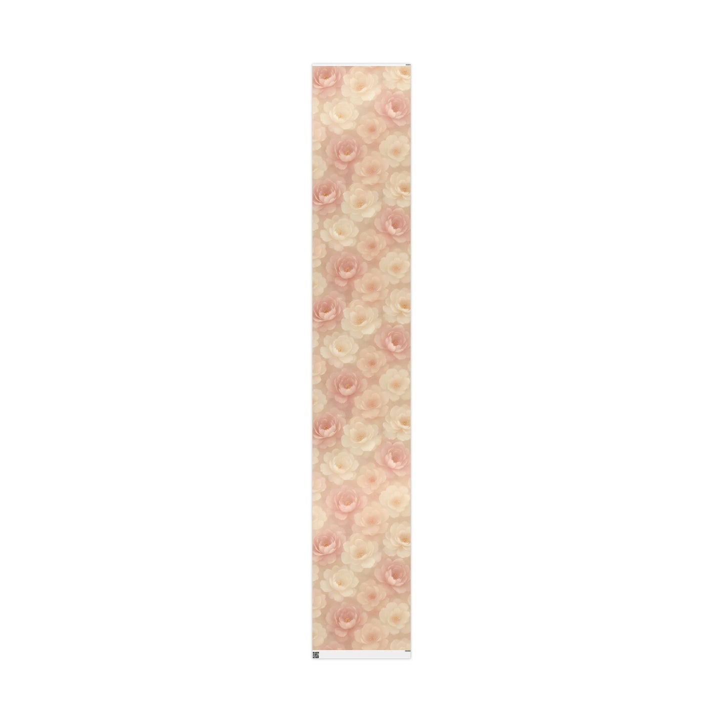 Blush Peony Bloom Wrapping Paper – Luxurious Floral Gift Wrap in Glossy or Matte Finish