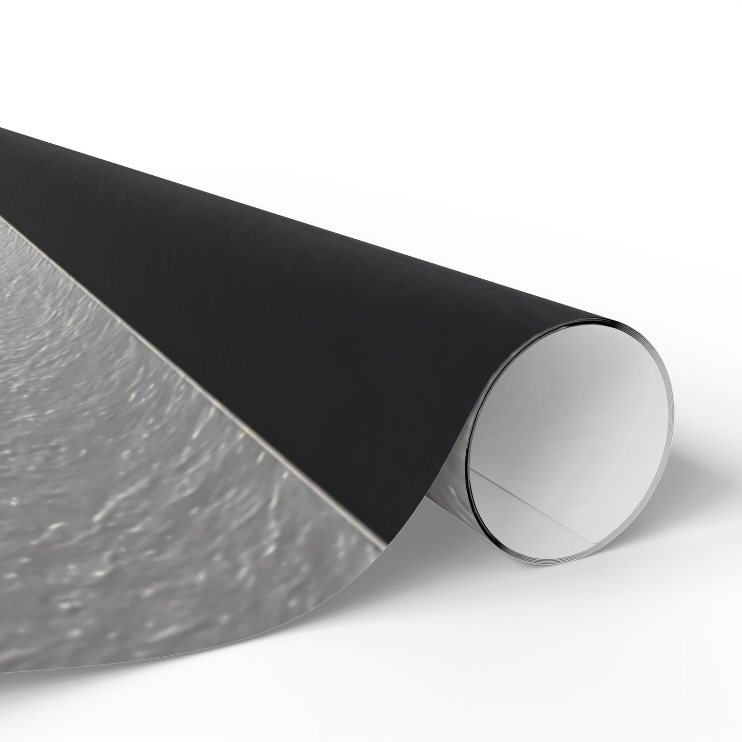 Black and Silver Striped Luxury Wrapping Paper – Glossy or Matte Finish, Durable 90gsm