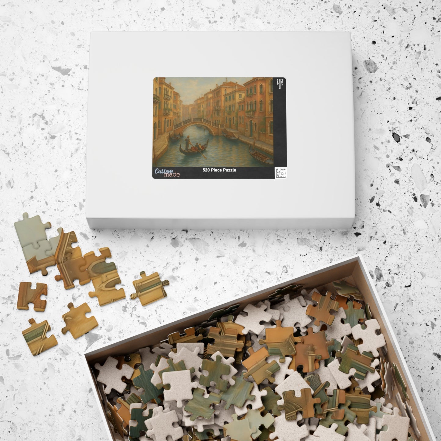 Venetian Canal Gondola Ride Jigsaw Puzzle