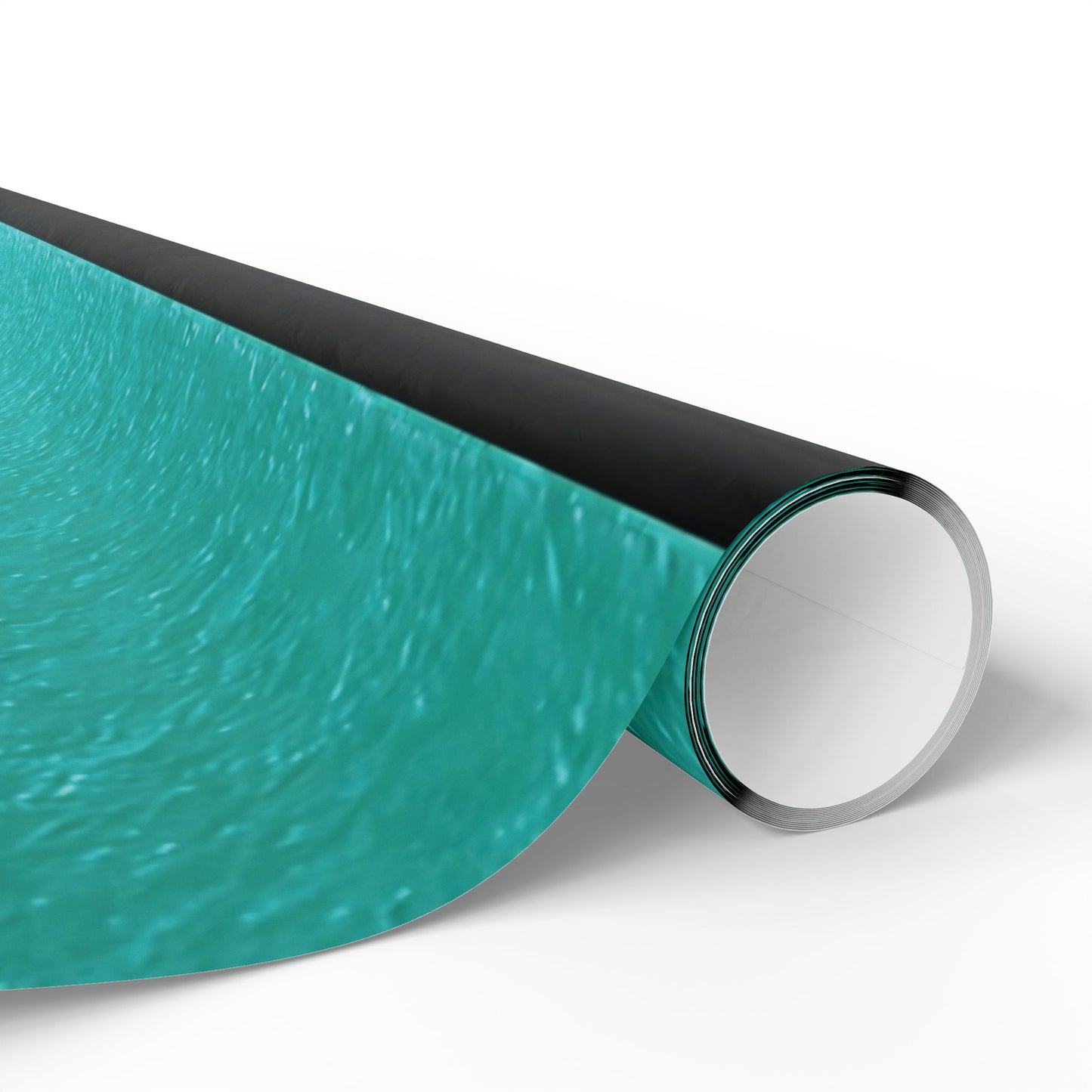 Black and Teal Striped Luxury Wrapping Paper – Glossy or Matte Finish, Durable 90gsm