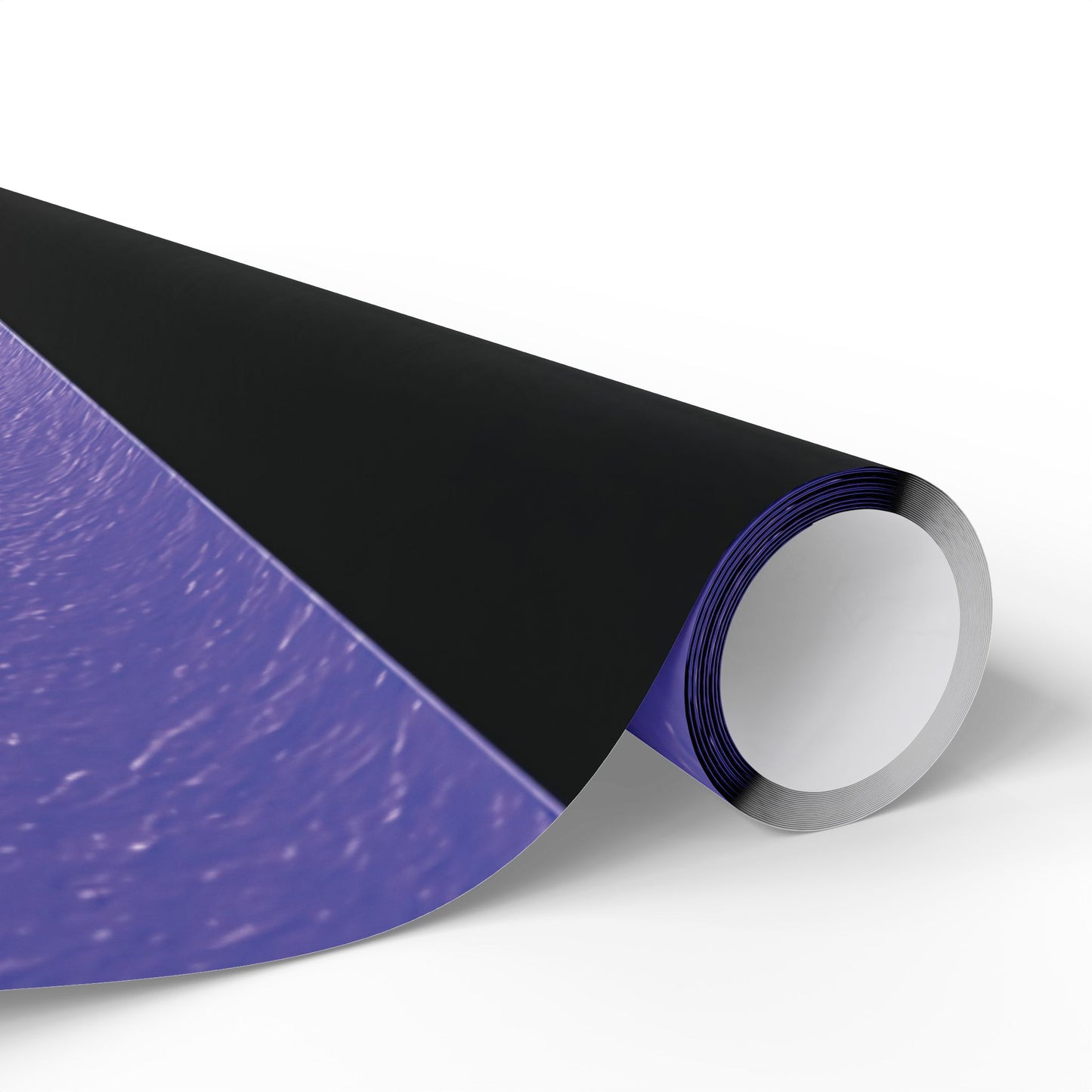 Black and Purple Striped Luxury Wrapping Paper – Glossy or Matte Finish, Durable 90gsm