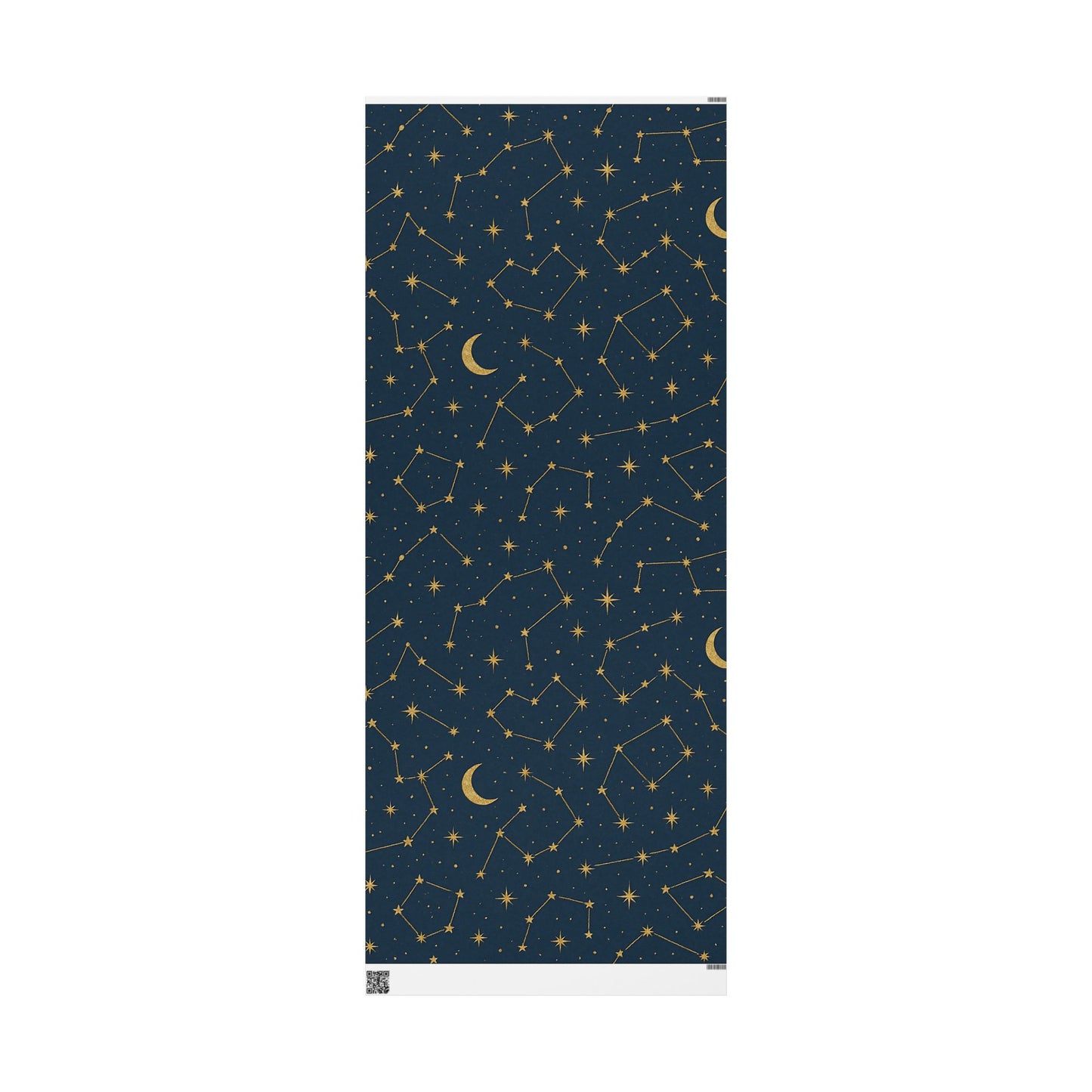 Celestial Constellations & Moon Wrapping Paper – Starry Night Gift Wrap in Glossy or Matte Finish