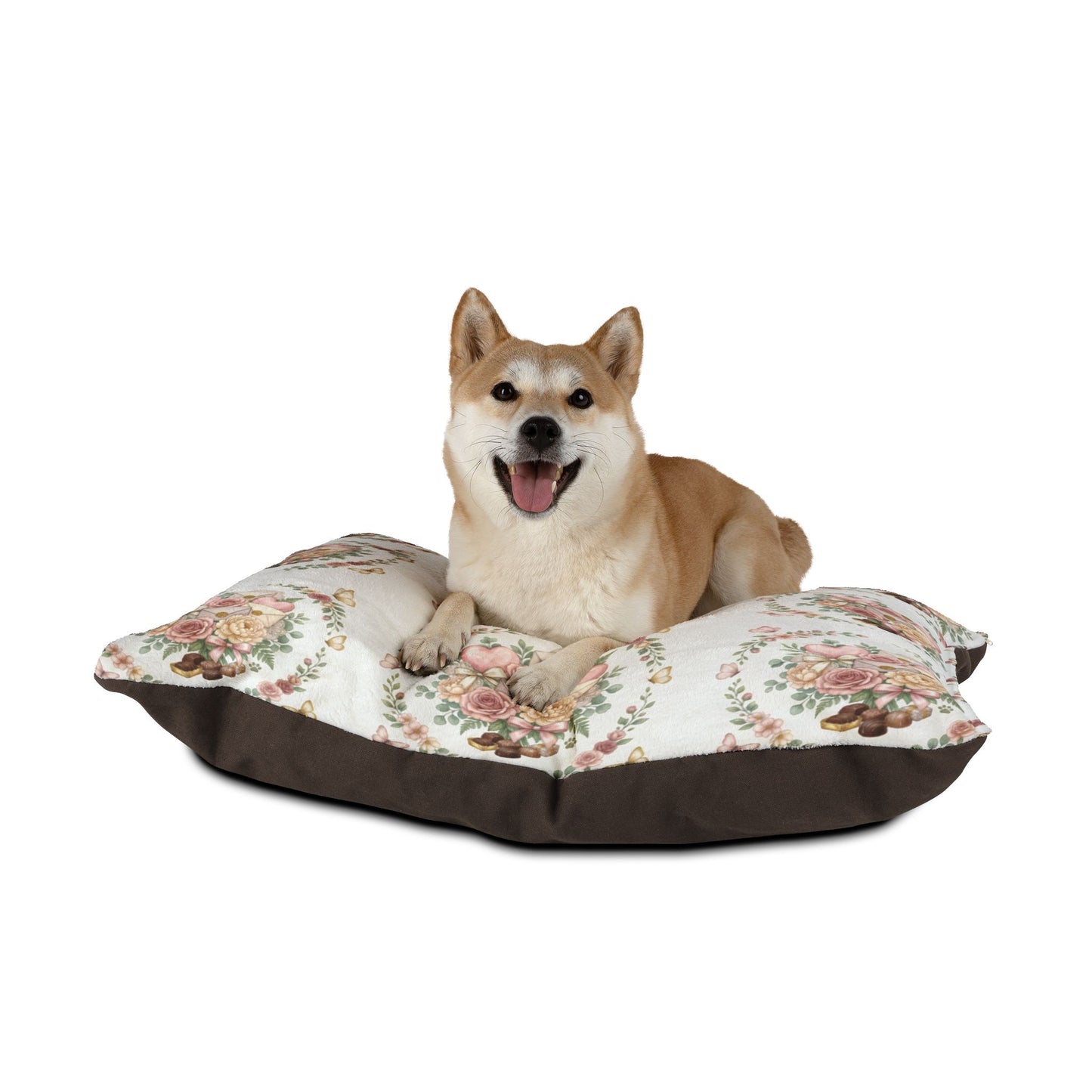 Floral Rose Pet Bed