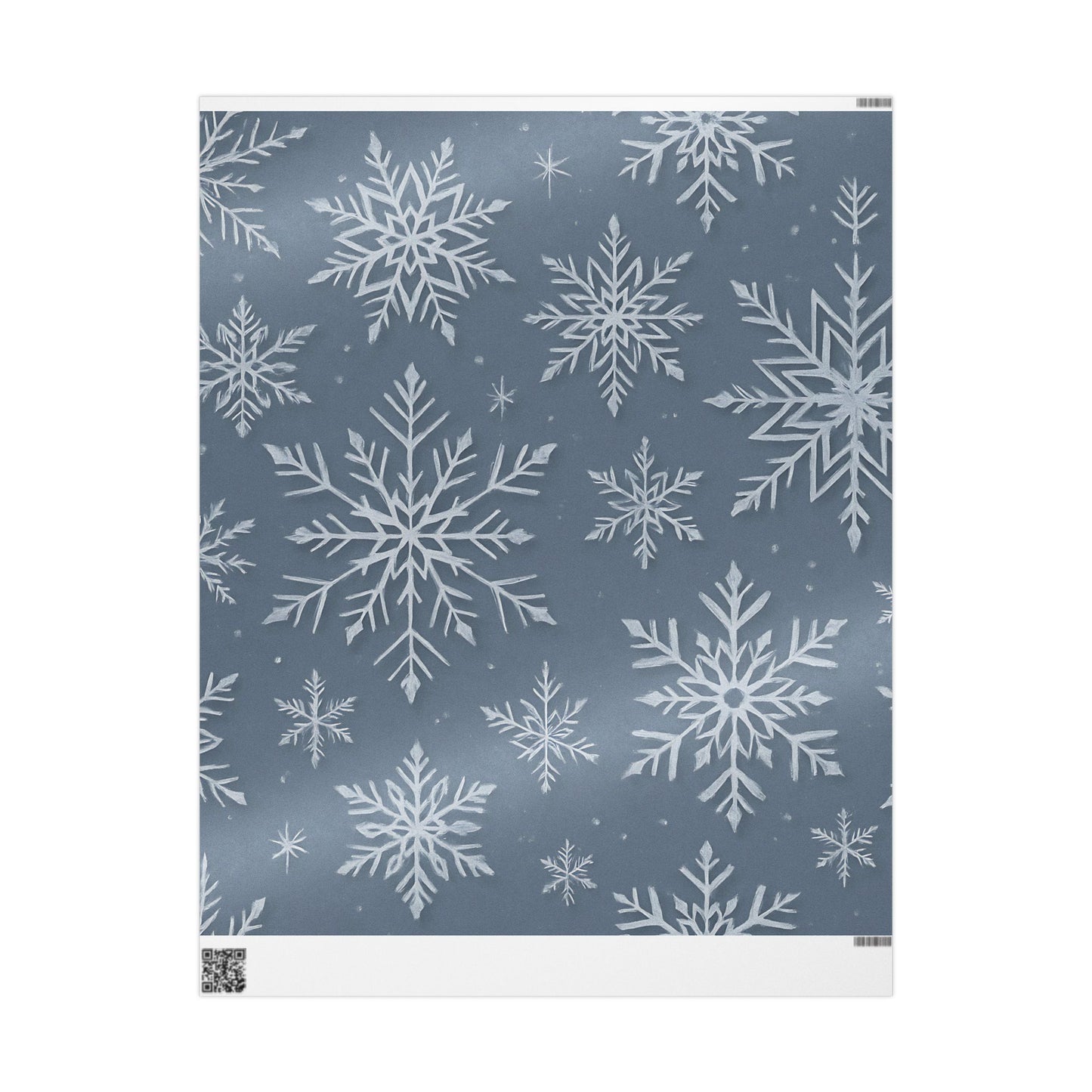 Elegant Snowflake Wrapping Paper – Winter Holiday Gift Wrap