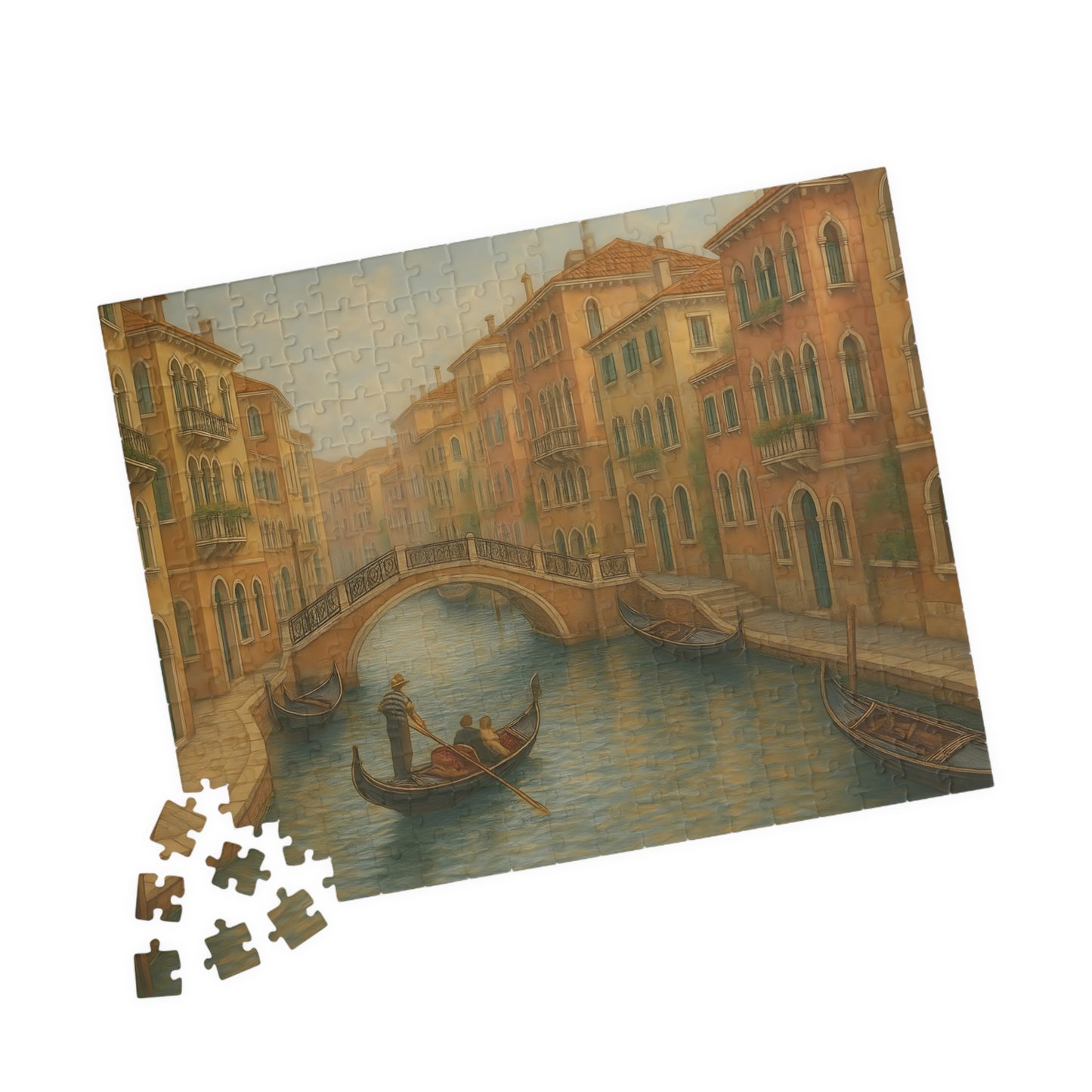 Venetian Canal Gondola Ride Jigsaw Puzzle