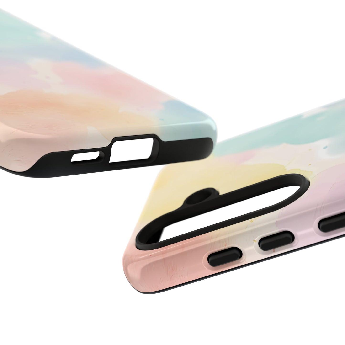 Pastel Watercolor Cloud iPhone Case – Soft Gradient Abstract Protective Cover