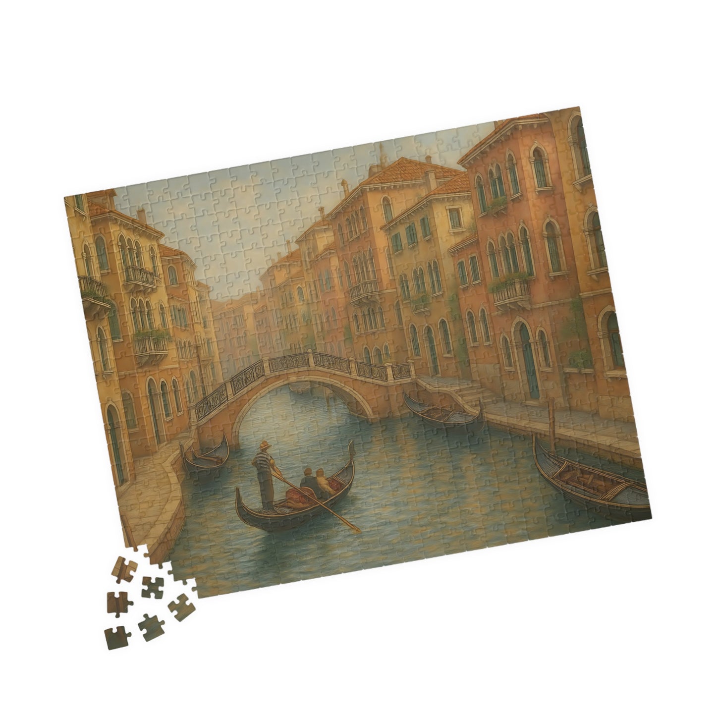Venetian Canal Gondola Ride Jigsaw Puzzle