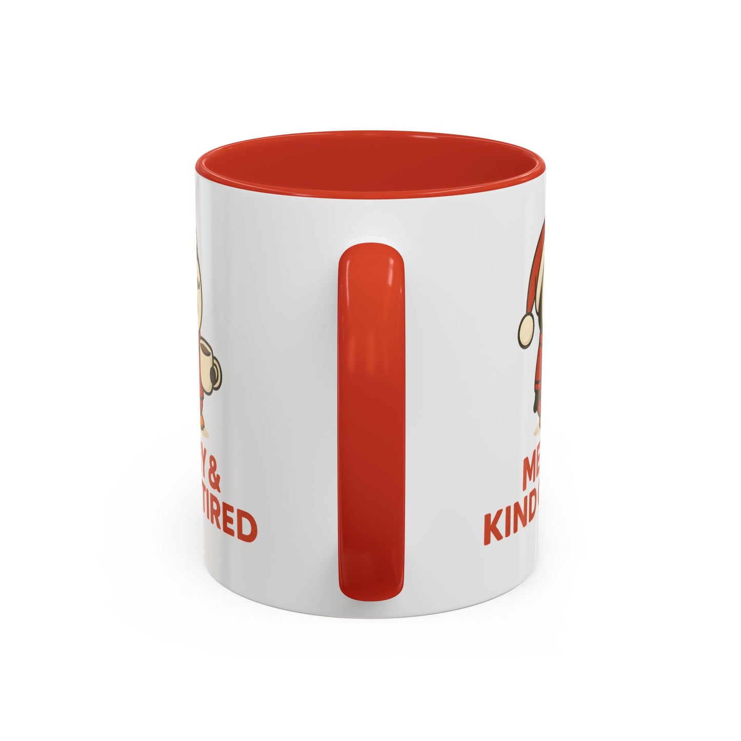 Merry & Kind of Tired Christmas Penguin Mug – Cute Holiday Coffee Cup (11oz / 15oz)