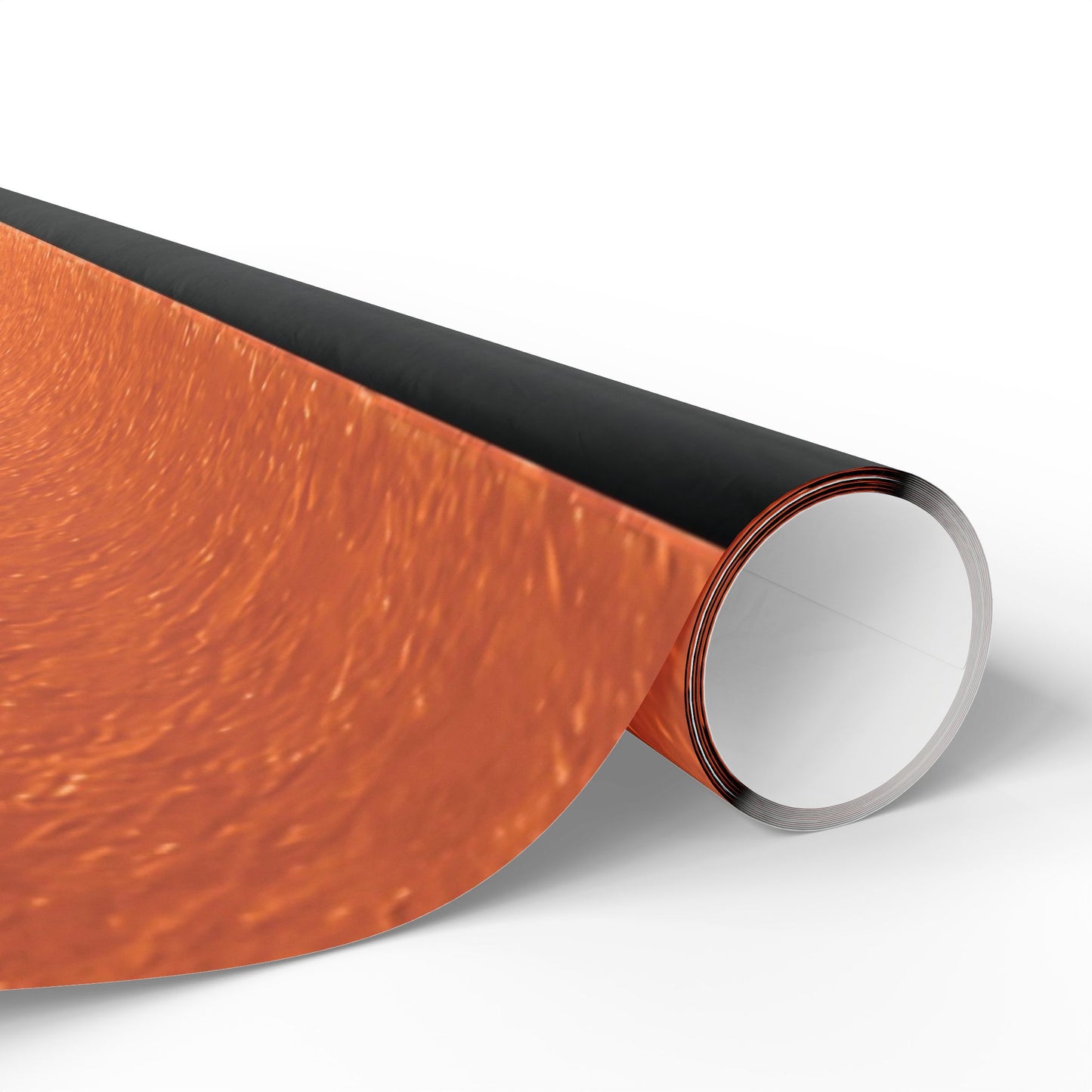 Black and Orange Striped Luxury Wrapping Paper – Glossy or Matte Finish, Durable 90gsm