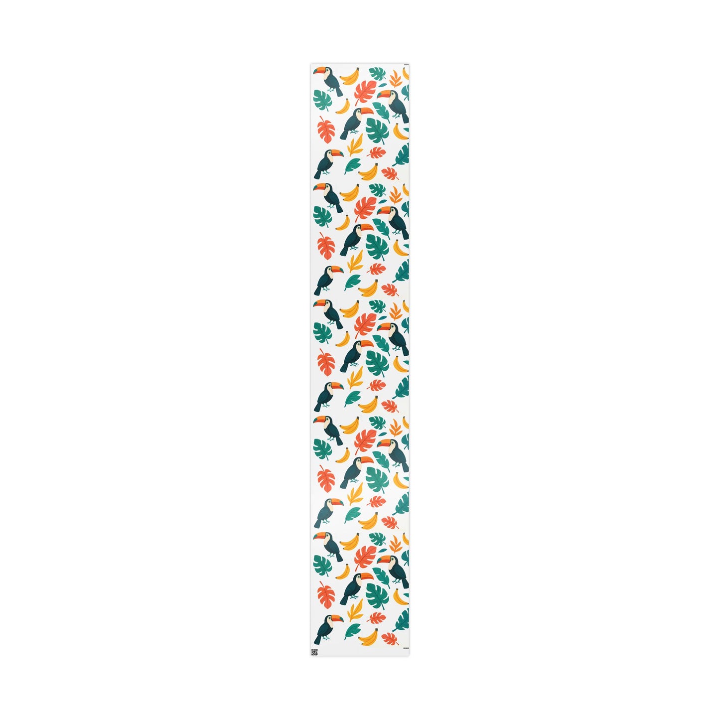 Tropical Toucan and Banana Wrapping Paper – Vibrant Jungle Leaf Gift Wrap