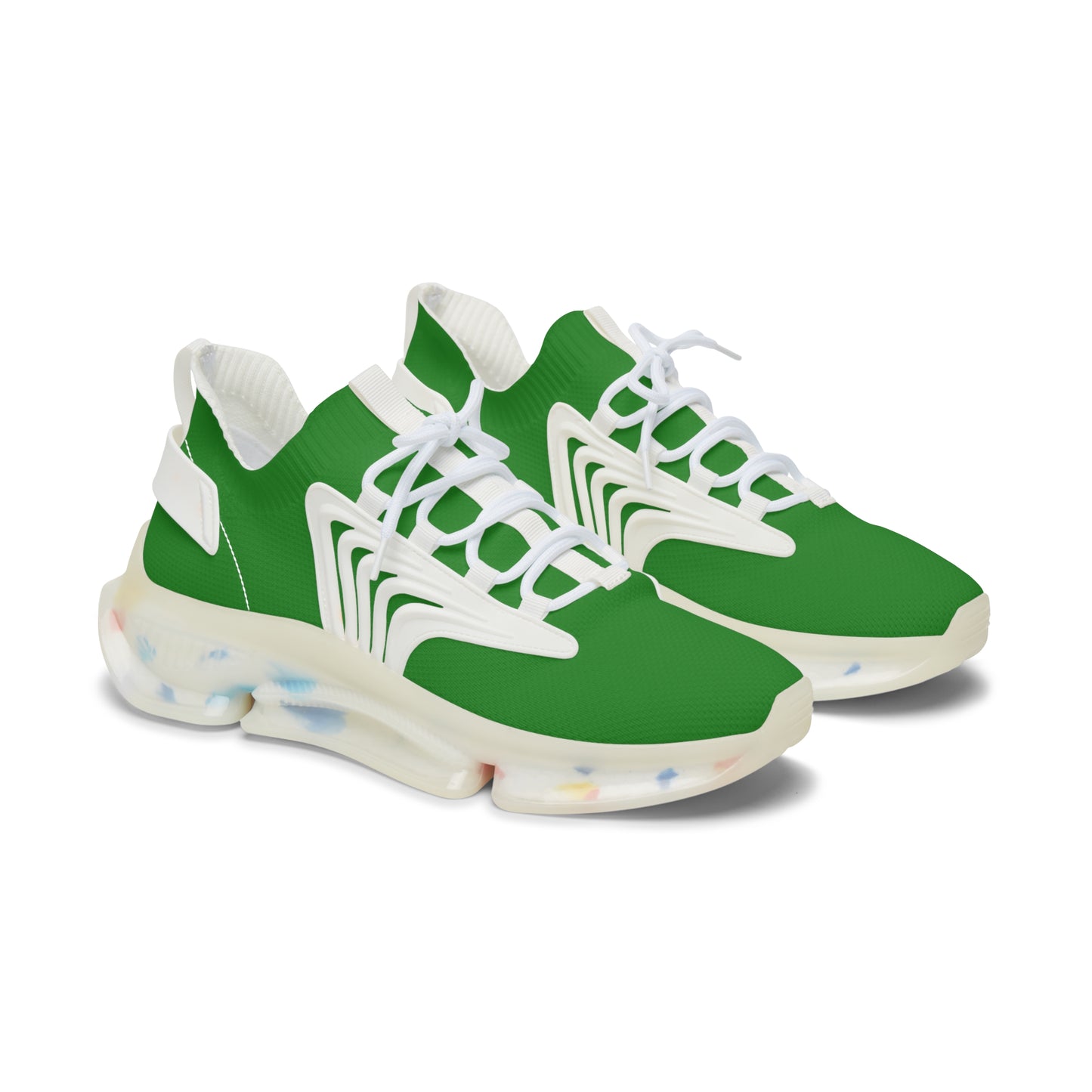 Forest Green Women's Mesh Sneakers