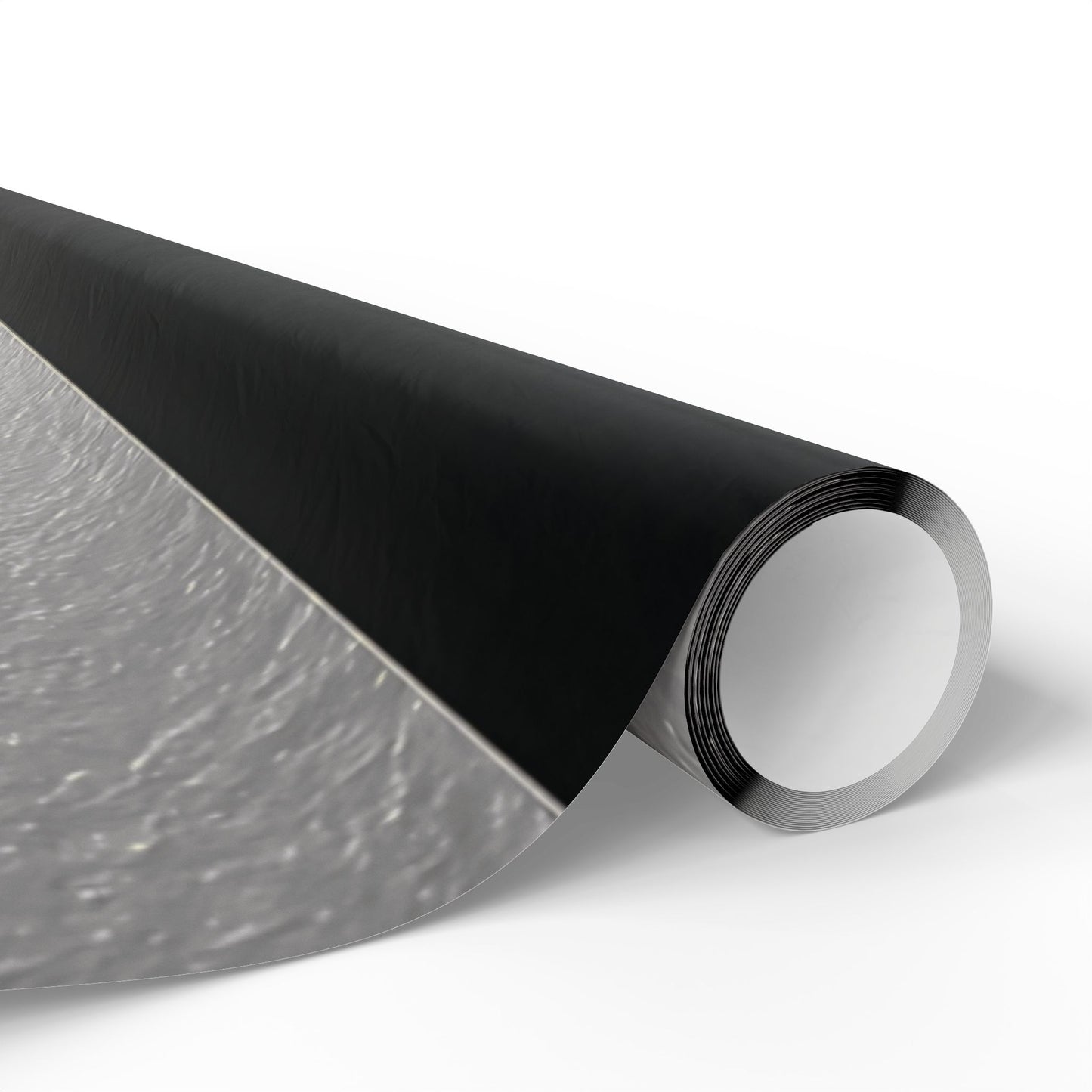Black and Silver Striped Luxury Wrapping Paper – Glossy or Matte Finish, Durable 90gsm
