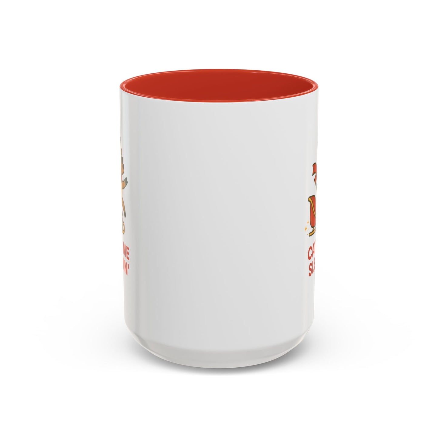 Catch Me Sleighin’ Christmas Mug | Funny Holiday Reindeer Coffee Cup | 11oz & 15oz