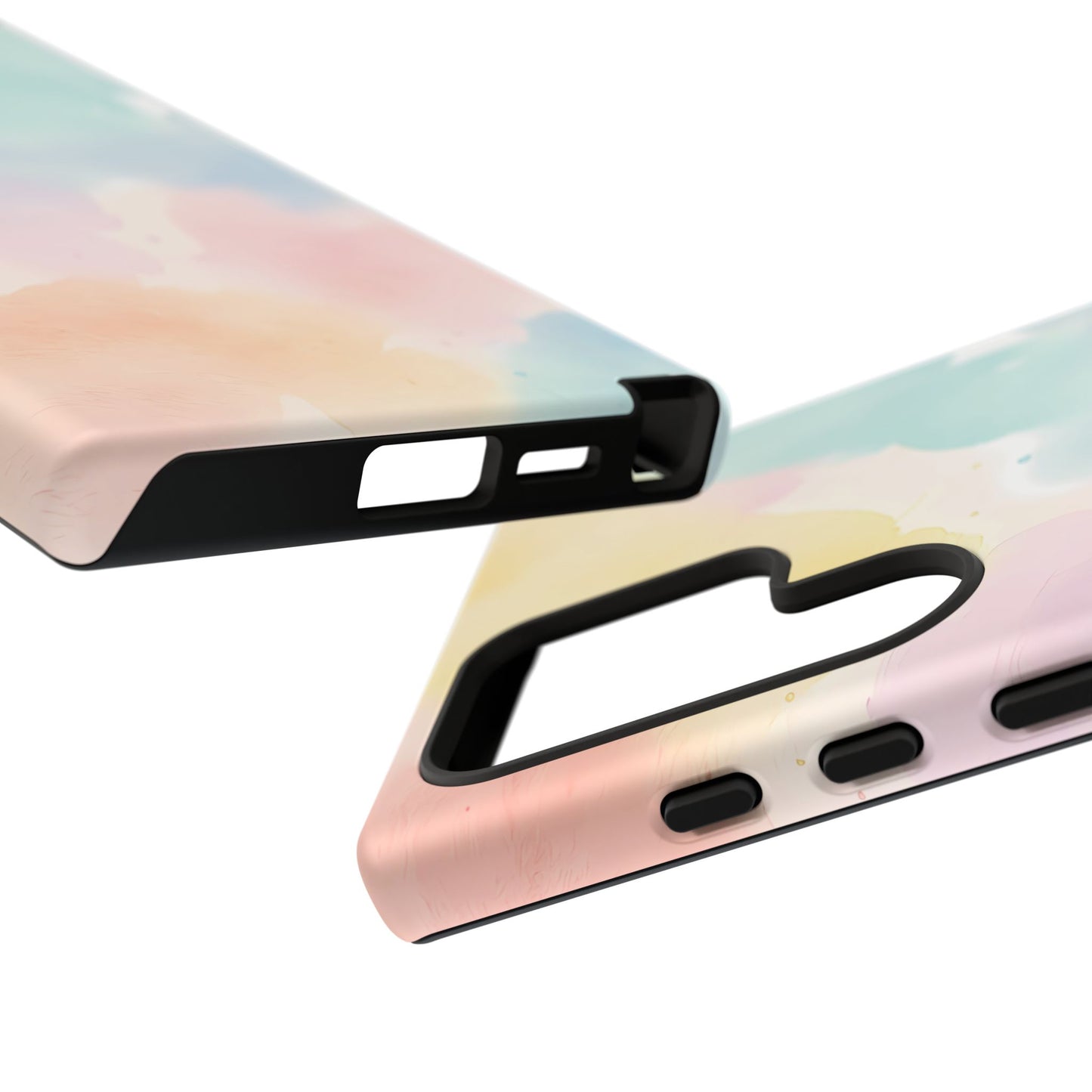 Pastel Watercolor Cloud iPhone Case – Soft Gradient Abstract Protective Cover