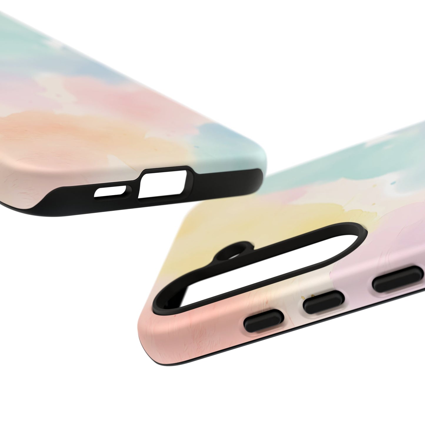 Pastel Watercolor Cloud iPhone Case – Soft Gradient Abstract Protective Cover