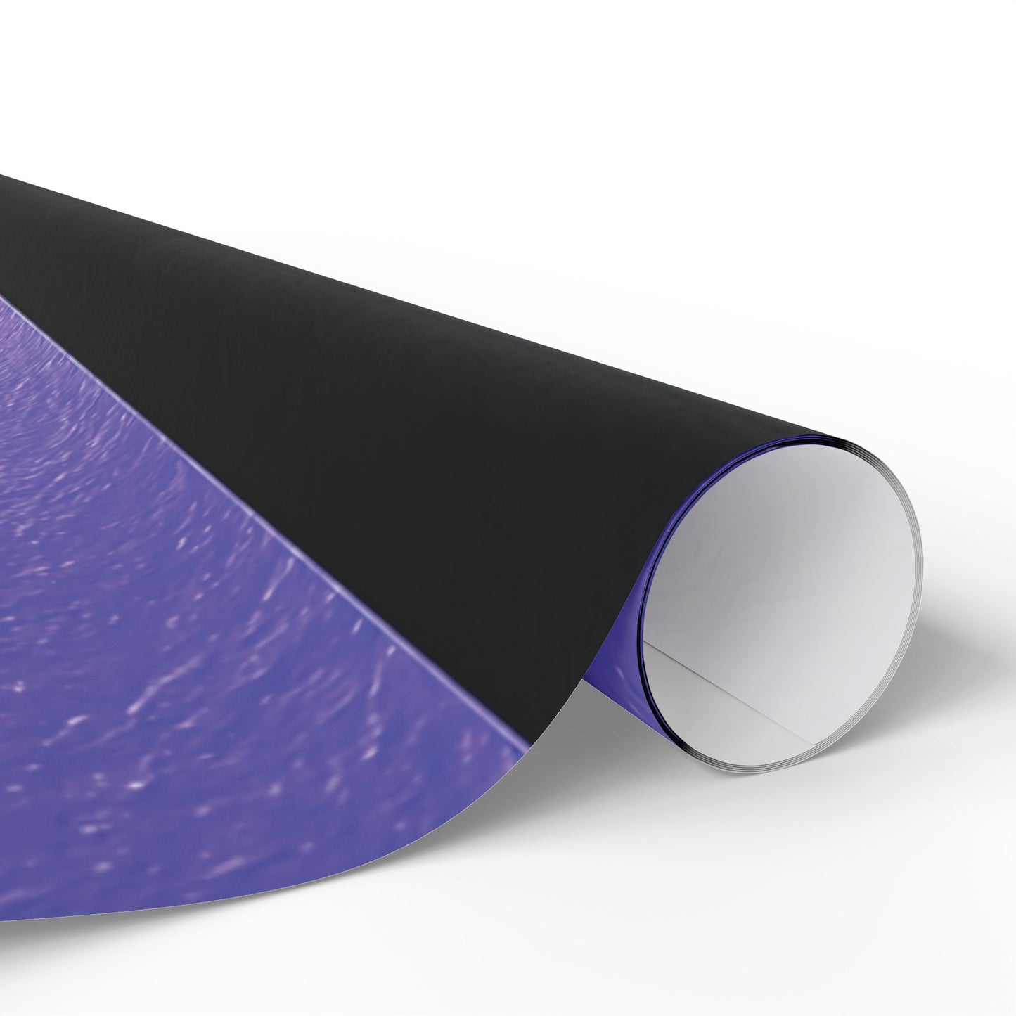 Black and Purple Striped Luxury Wrapping Paper – Glossy or Matte Finish, Durable 90gsm
