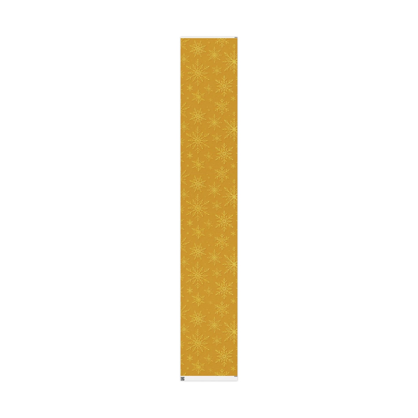 Golden Snowflake Wrapping Paper – Luxurious Holiday Gift Wrap