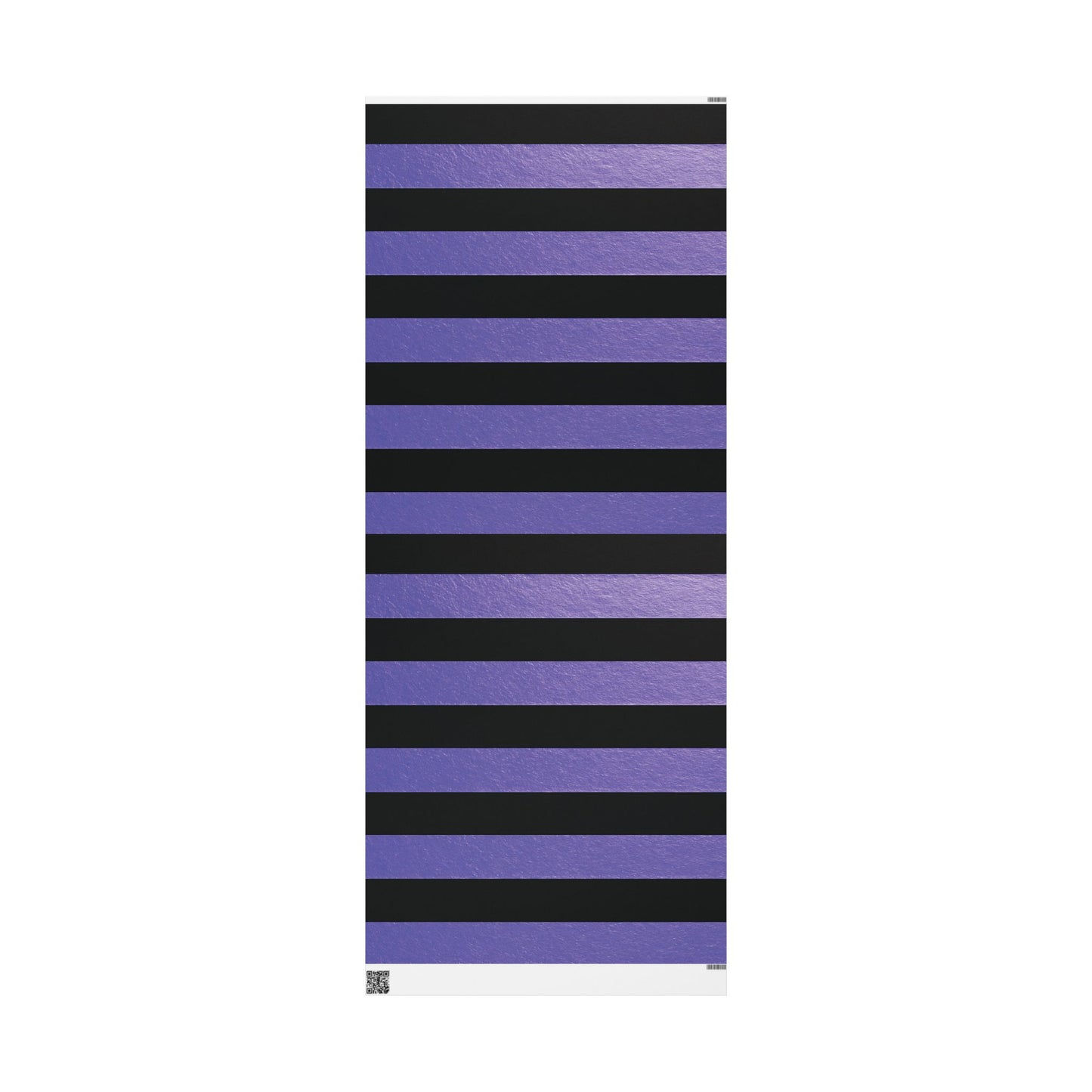 Black and Purple Striped Luxury Wrapping Paper – Glossy or Matte Finish, Durable 90gsm