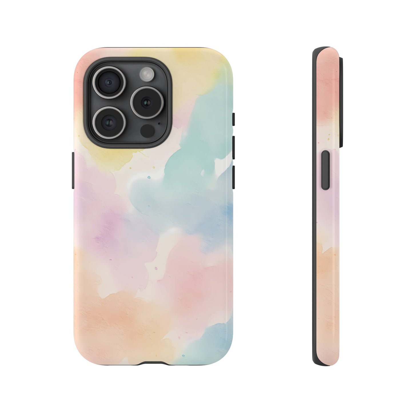 Pastel Watercolor Cloud iPhone Case – Soft Gradient Abstract Protective Cover