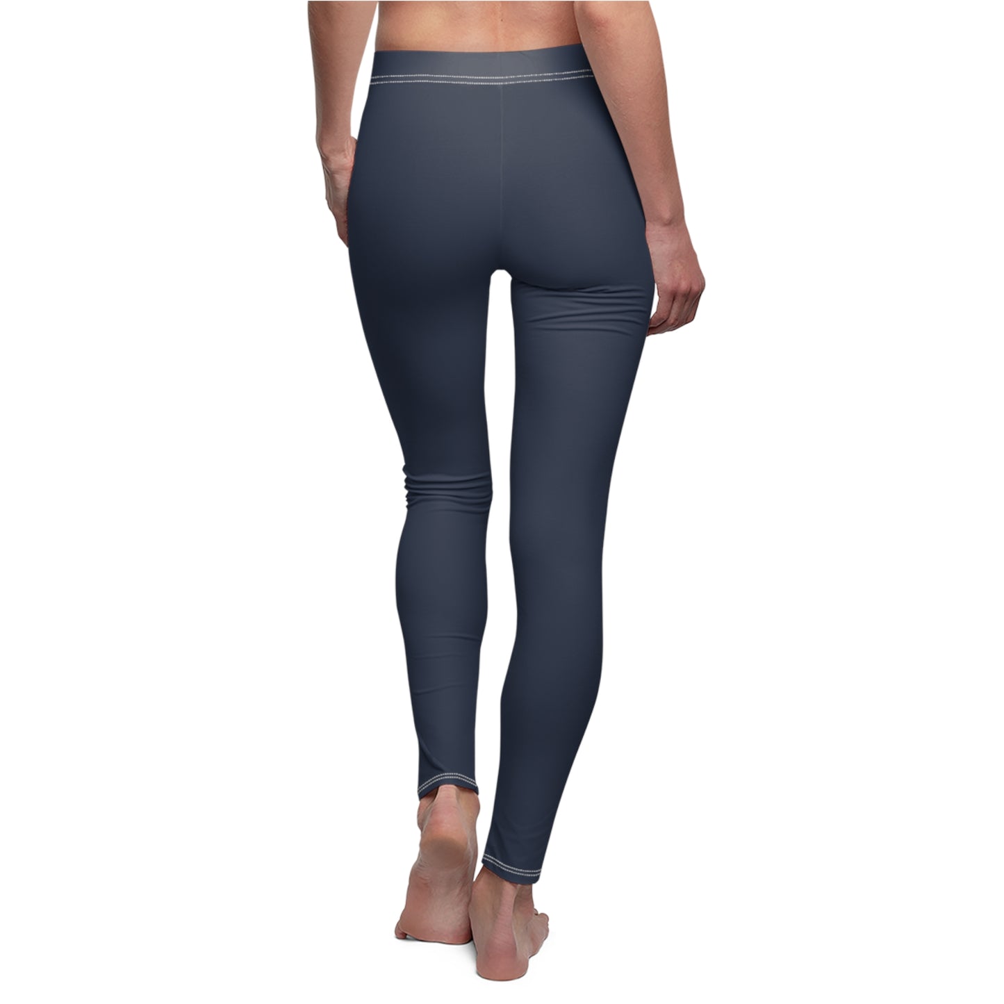 Navy Casual Leggings