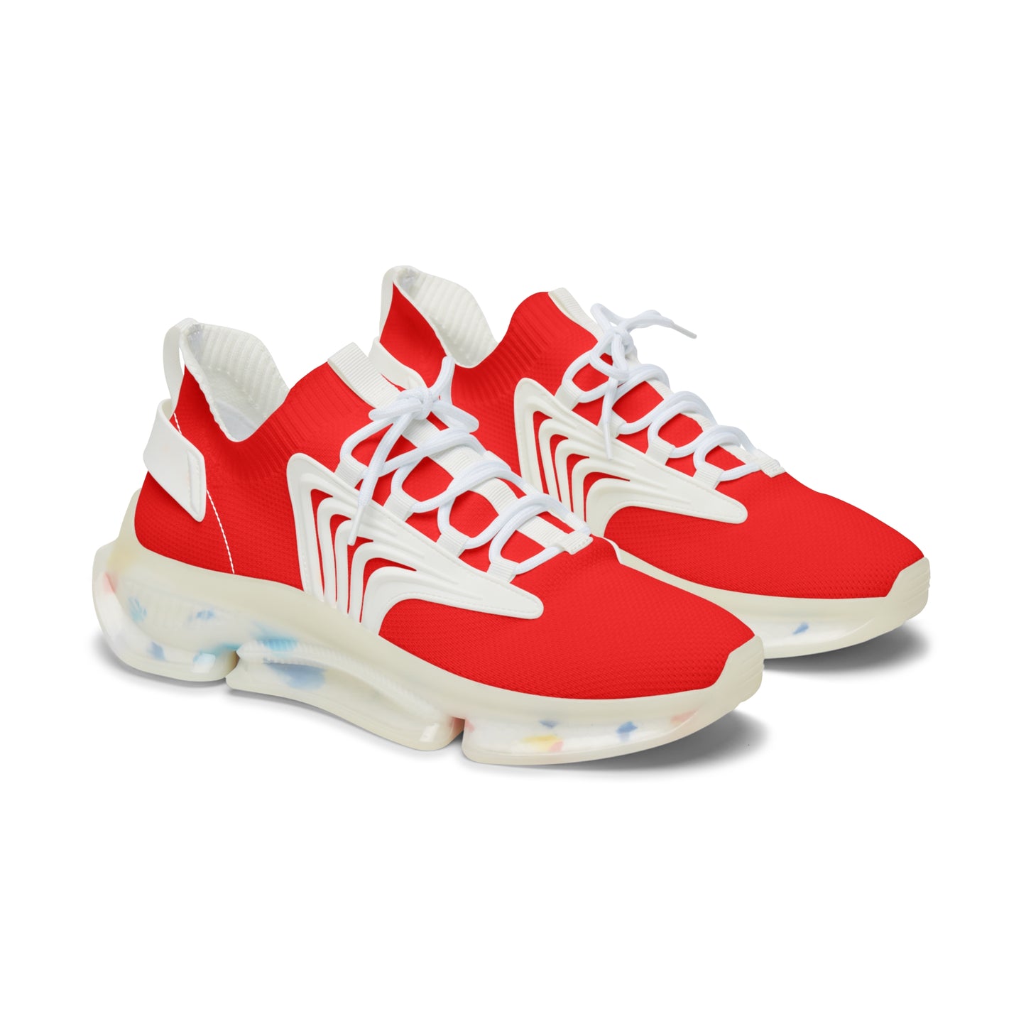 Red Women's Mesh Sneakers